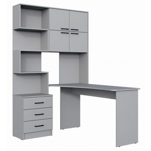 Изображение товара Компьютерный стол Эльброни правый шиншилла серая
