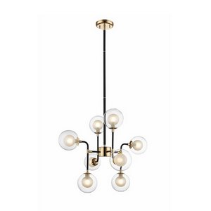 Изображение товара Потолочная люстра молекулы Zumaline Riano P0454-08C-SDGF