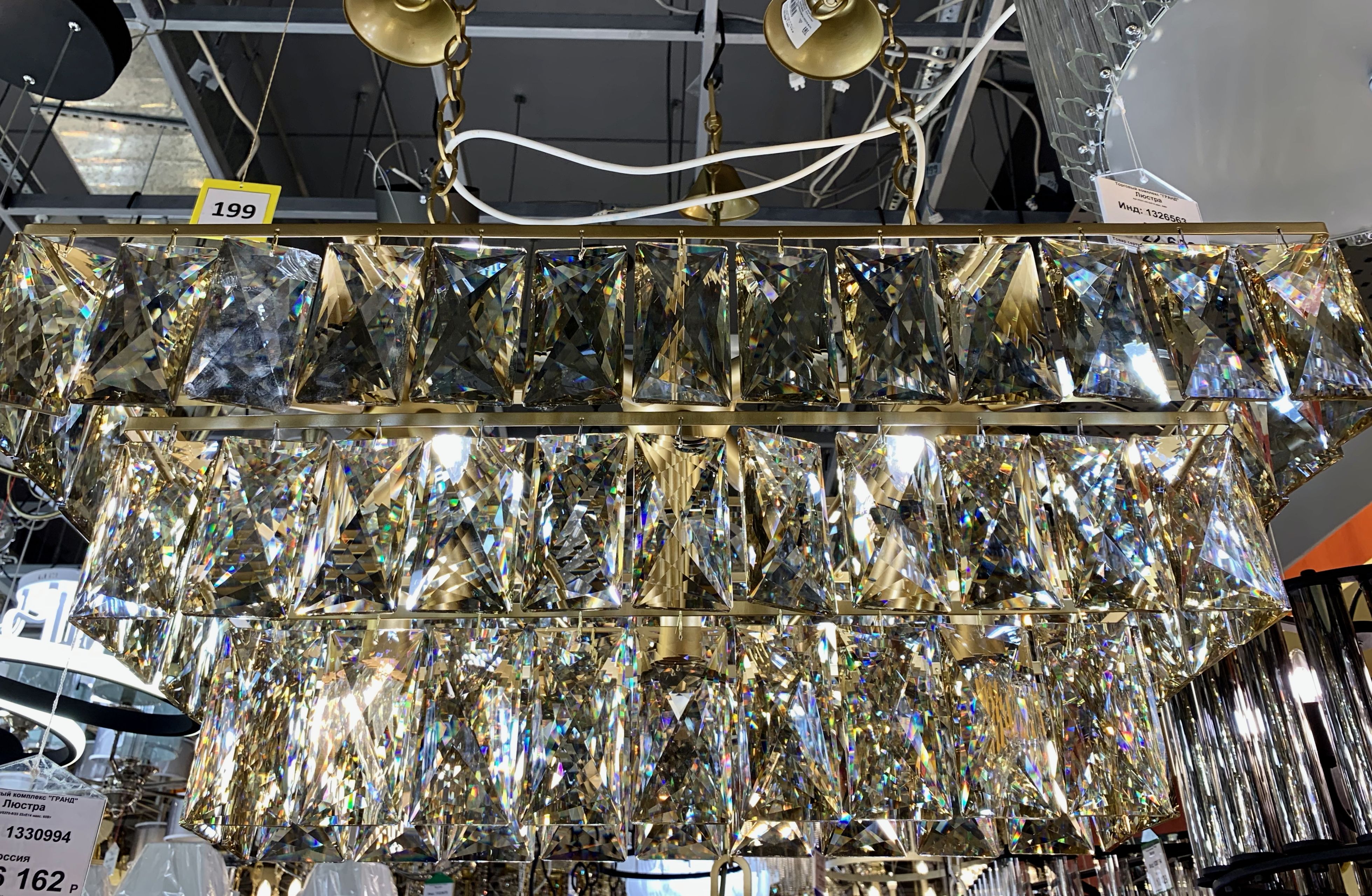 Изображение товара Подвесная хрустальная люстра Vitaluce V5270-8/23 классика 23 лампы E14