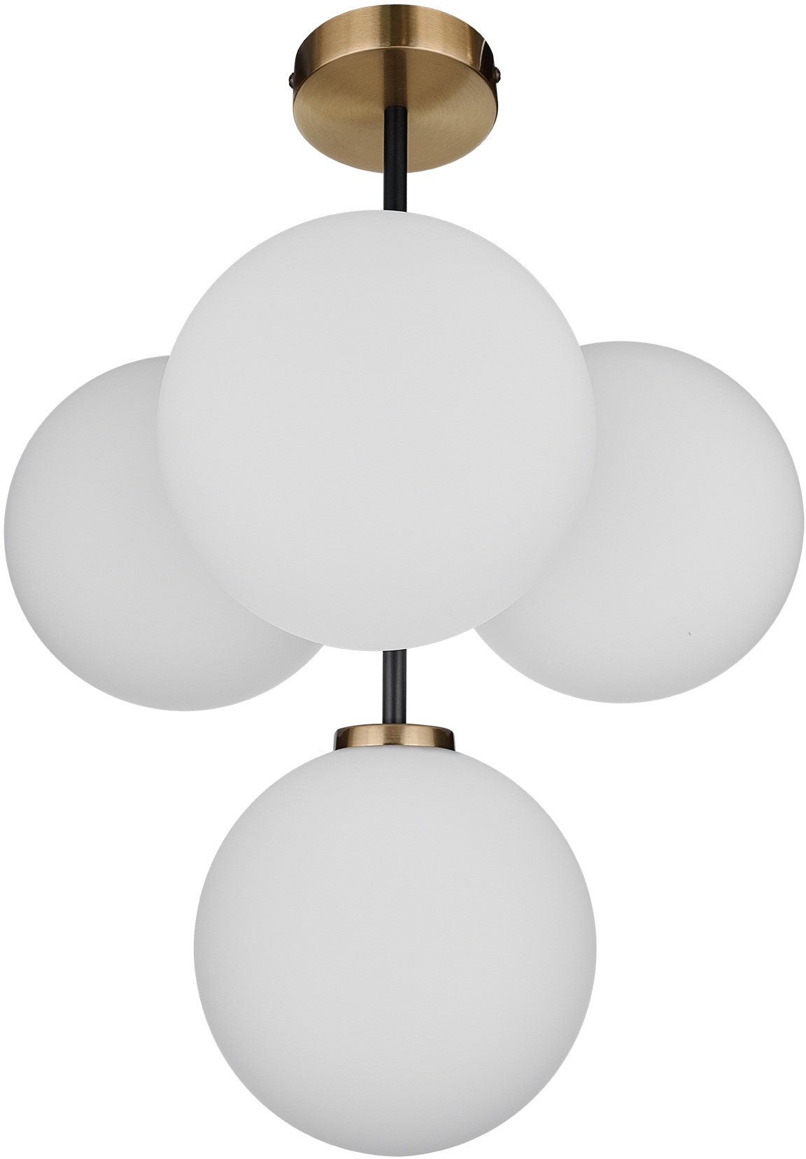 Изображение товара Потолочная люстра на штанге 33 Идеи CHN800S.04.17ABL.ASB-S32WH (плафоны шарики)