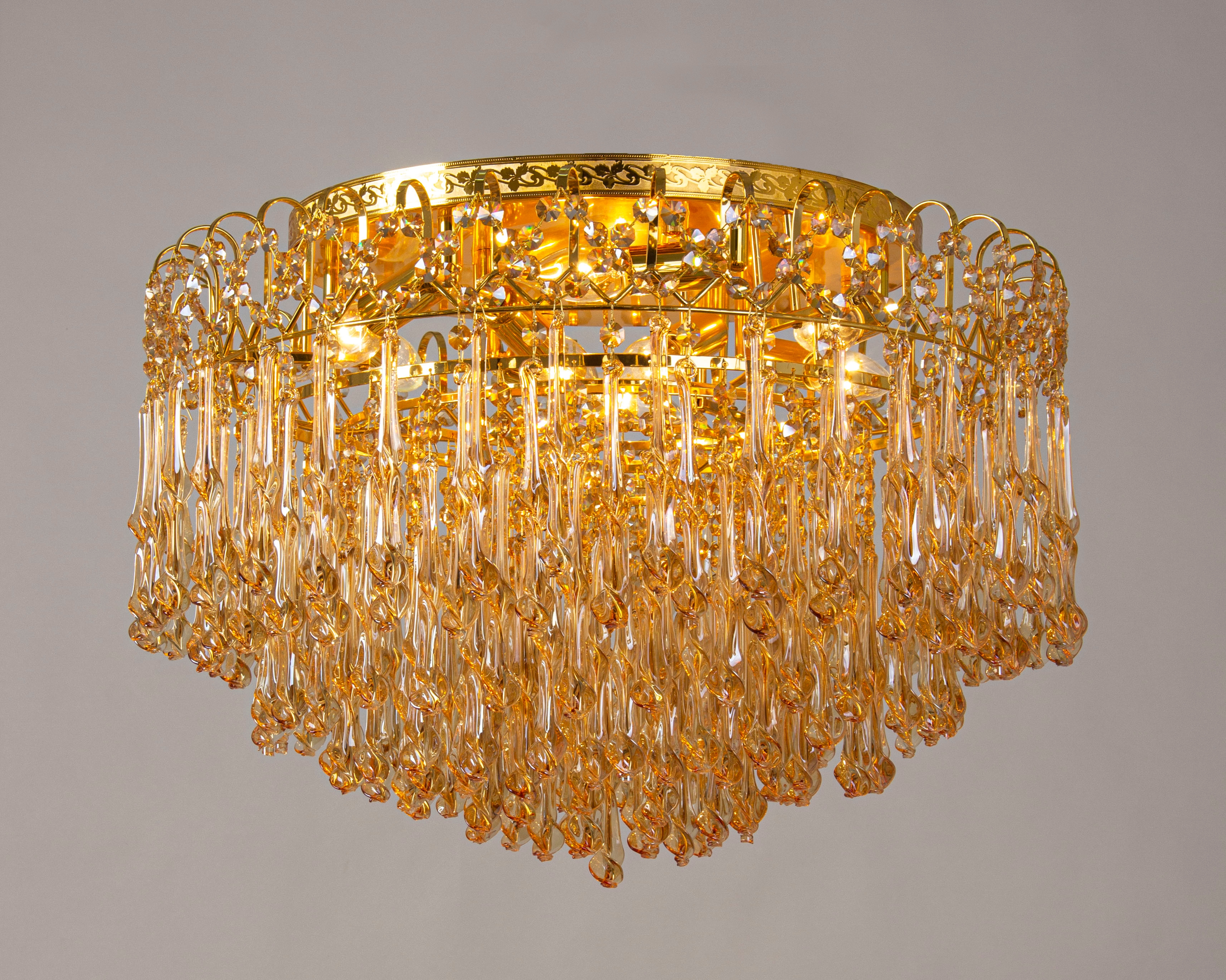 Изображение товара Потолочная люстра каскадная Abrasax Irma PL7307-8GO