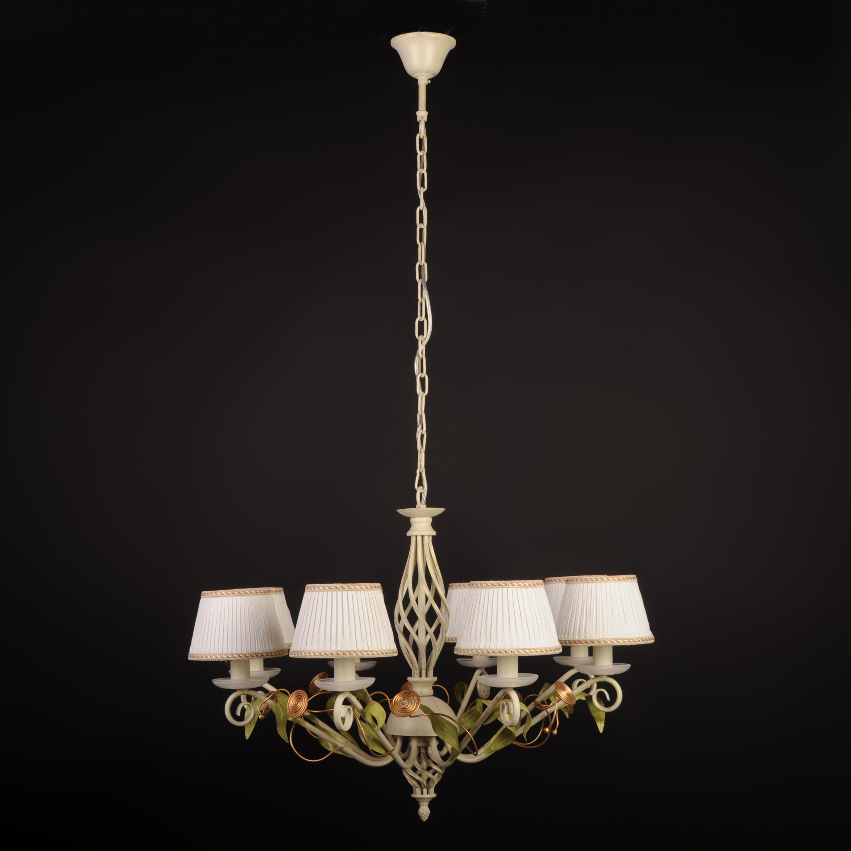 Изображение товара Подвесная люстра Abrasax Suzanne SD0940/8 белая с 8 абажурами