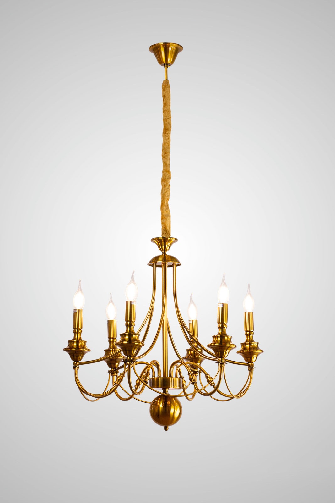 Изображение товара Подвесная люстра AM Group AM375 SP6 в виде подсвечника