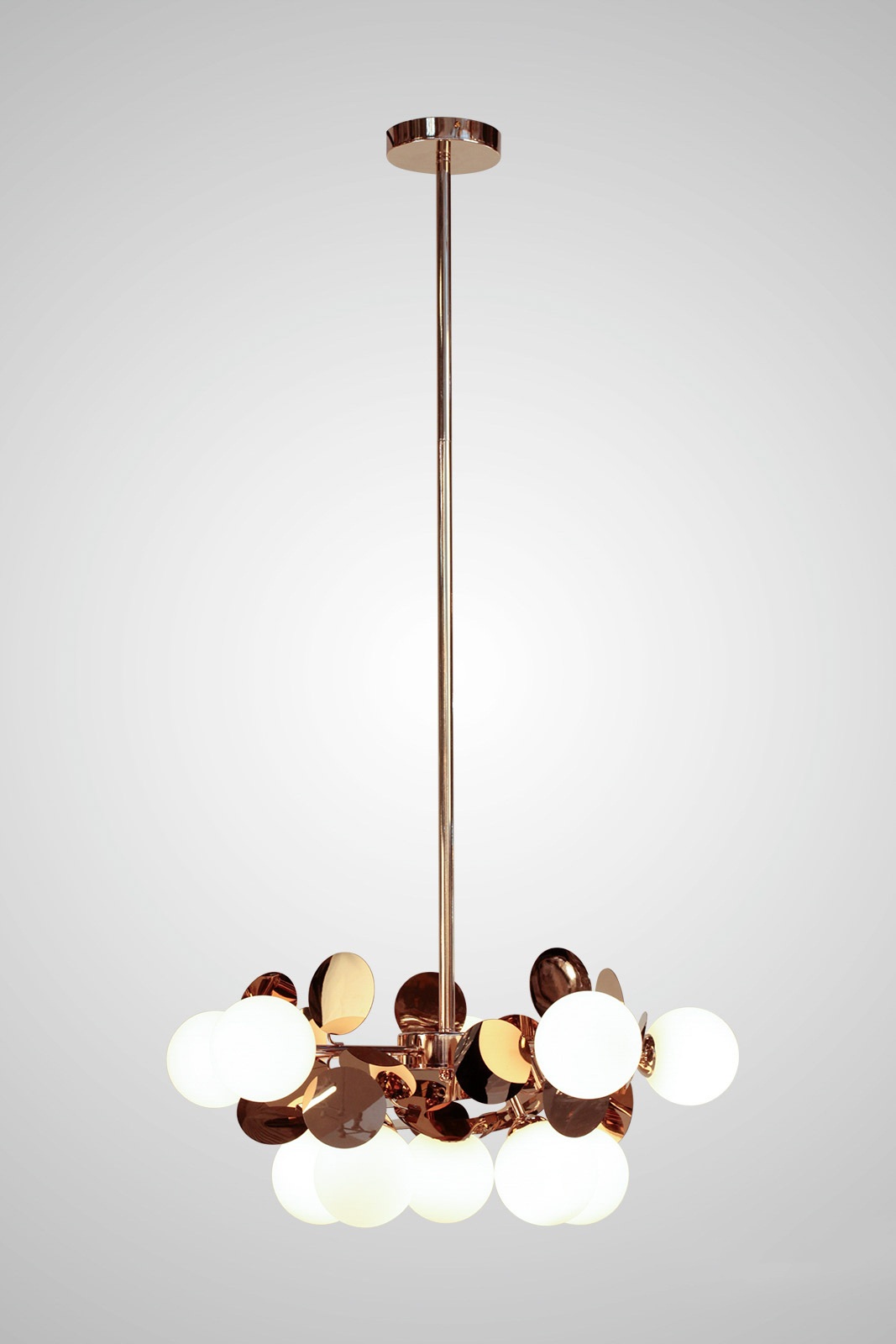 Изображение товара Подвесная люстра AM Group AM393 SP10 GOLD в форме шара