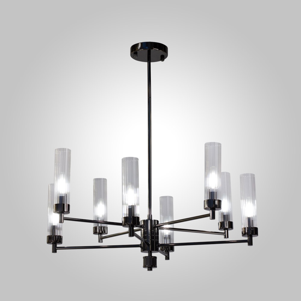 Изображение товара Подвесная люстра на штанге AM Group INDIGO INDIGO SP8 PEARL BLACK