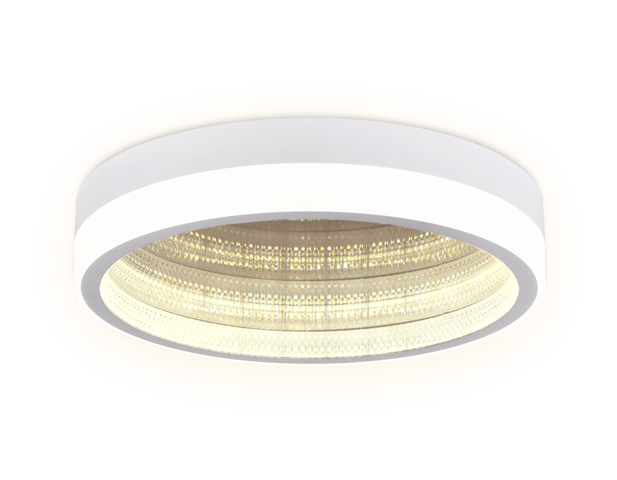 Изображение товара Потолочный светильник светодиодный с пультом регулировкой цветовой температуры и яркости ночным режимом Ambrella Acrylica FA9431 (Умный дом)