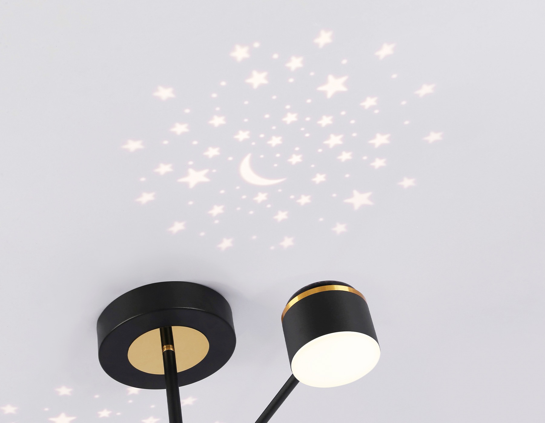 Изображение товара Потолочная люстра (+ночной режим) на штанге светодиодная с пультом звездное небо Ambrella Comfort FL51632