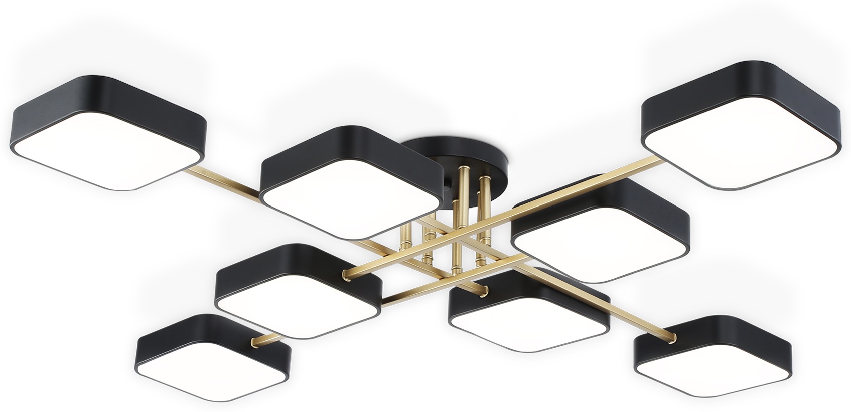 Изображение товара Потолочная люстра светодиодная на штанге с регулировкой цветовой температуры Ambrella COMFORT FL516