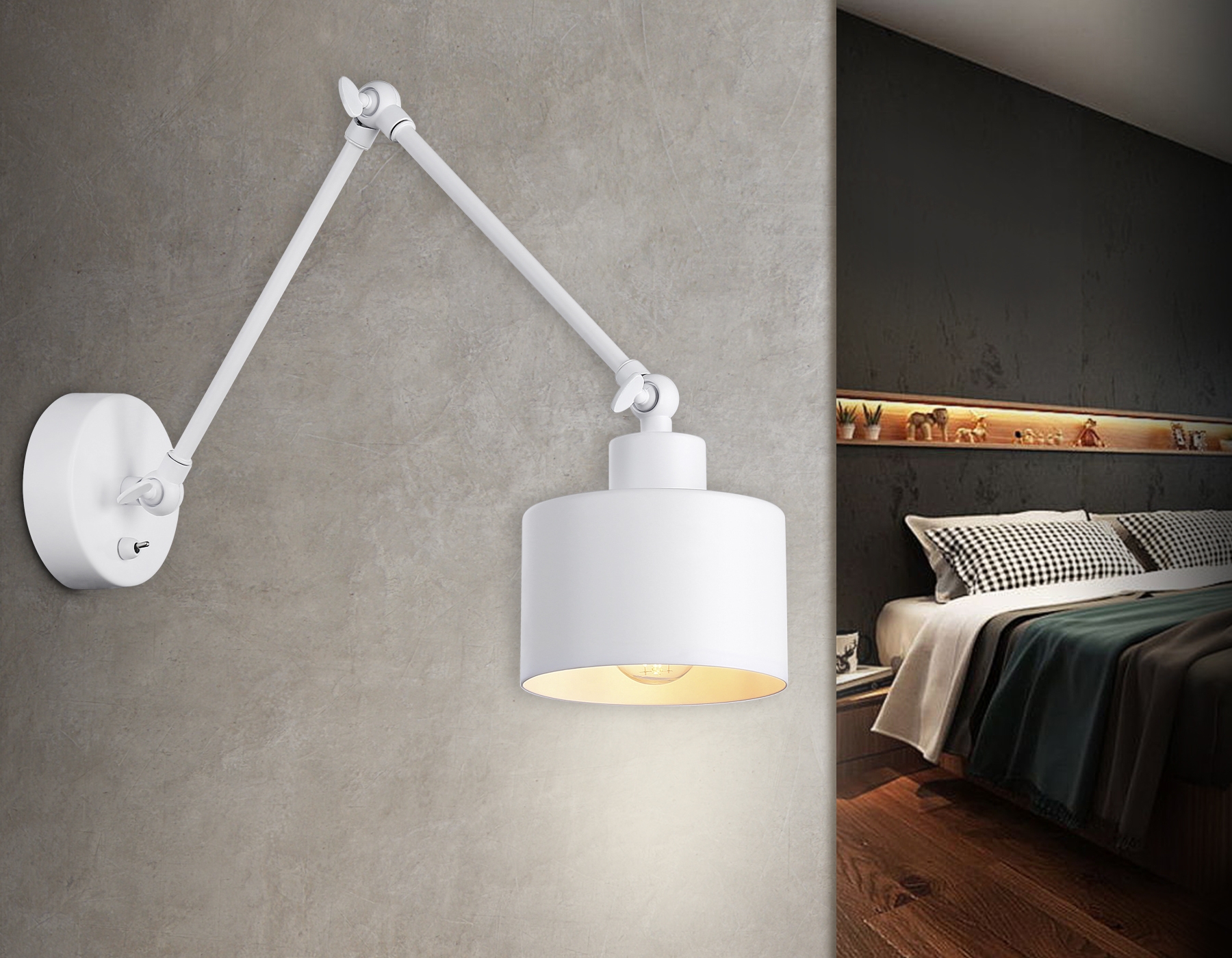 Изображение товара Бра для чтения с выключателем Ambrella TRADITIONAL TR8146