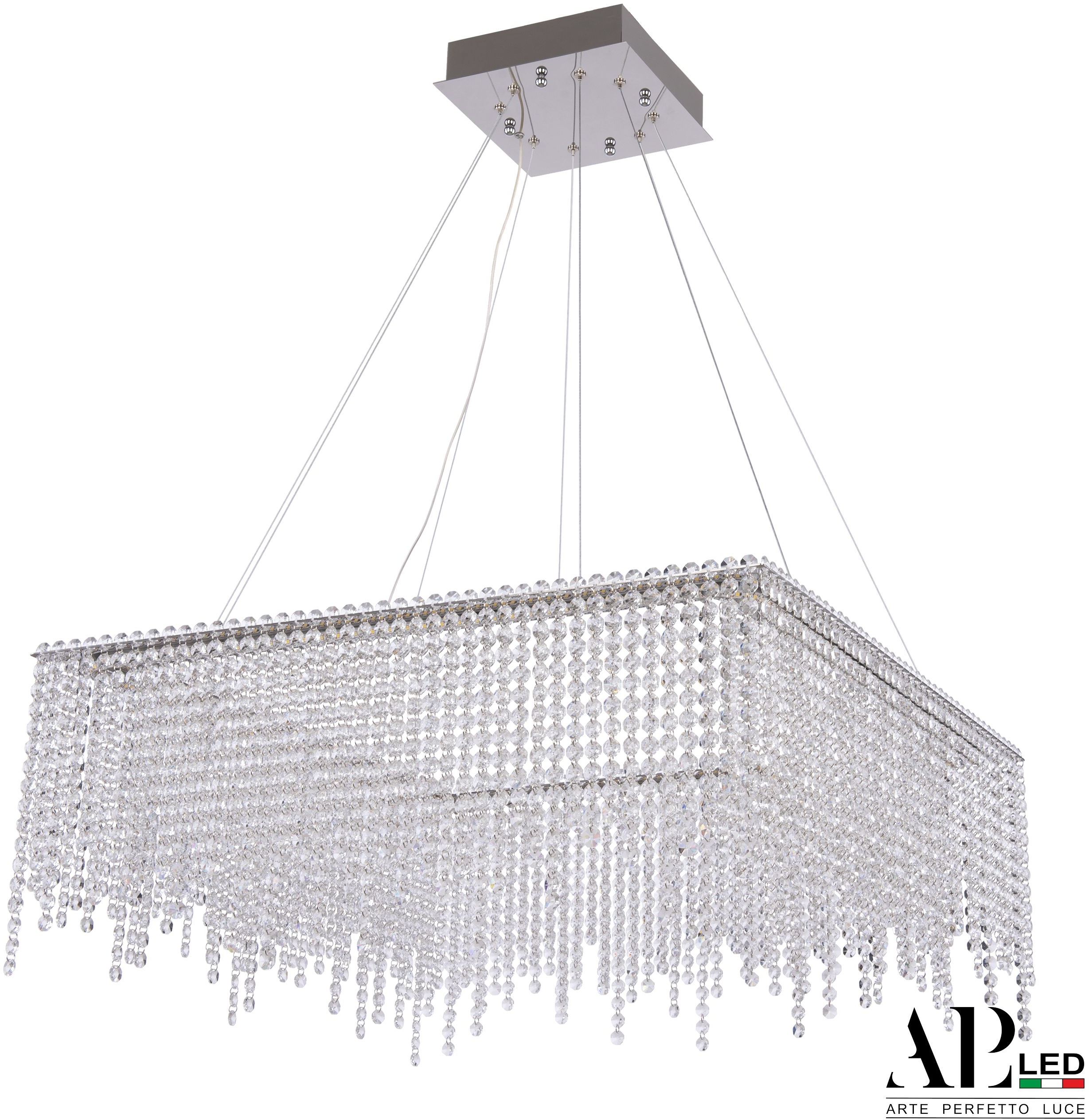 Изображение товара Подвесная люстра светодиодная Sicilia SH04 71 B Ni 4000 роскошный дизайн стиль модерн