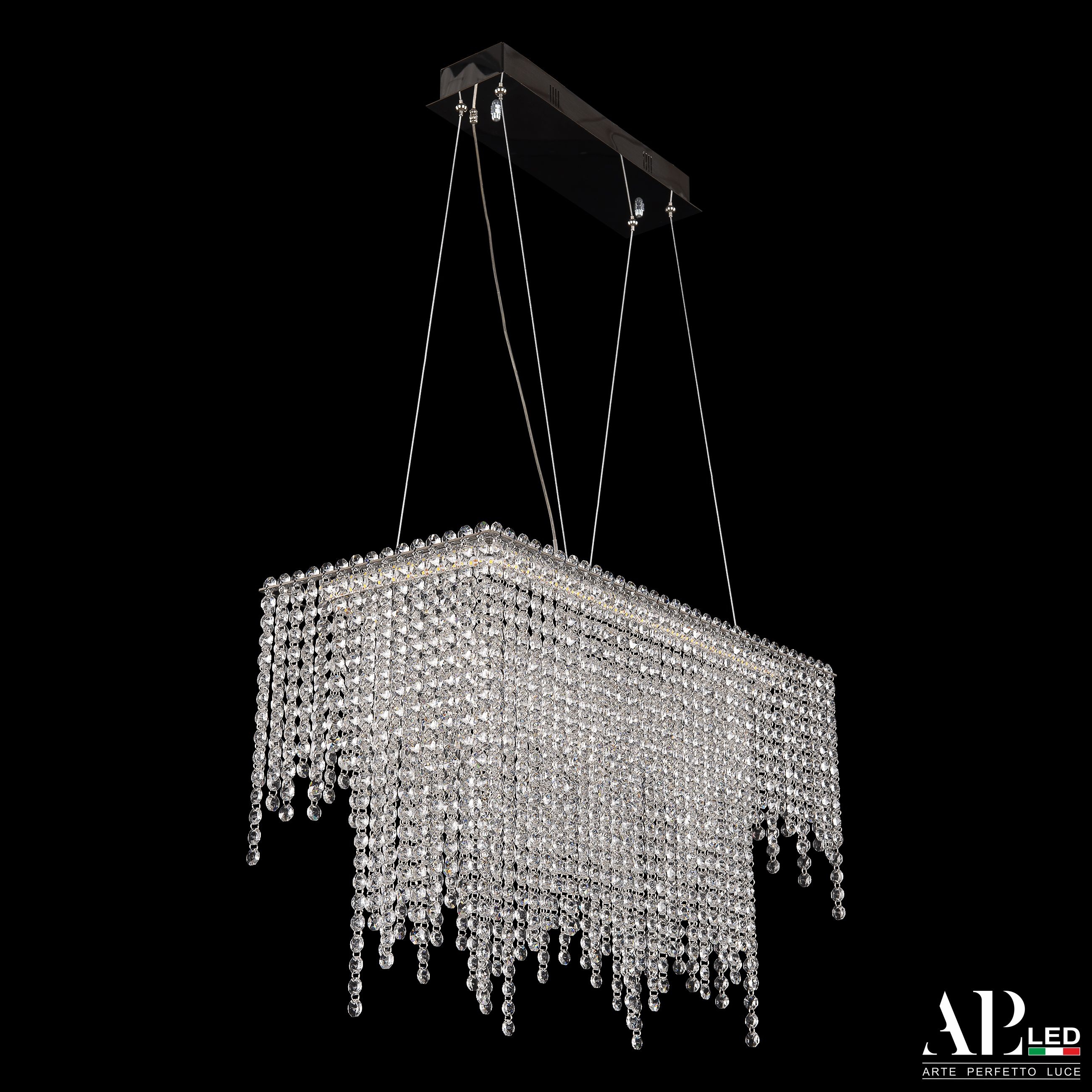 Изображение товара Подвесная люстра хрустальная APL LED Sicilia SH05.57.D.Ni.4000