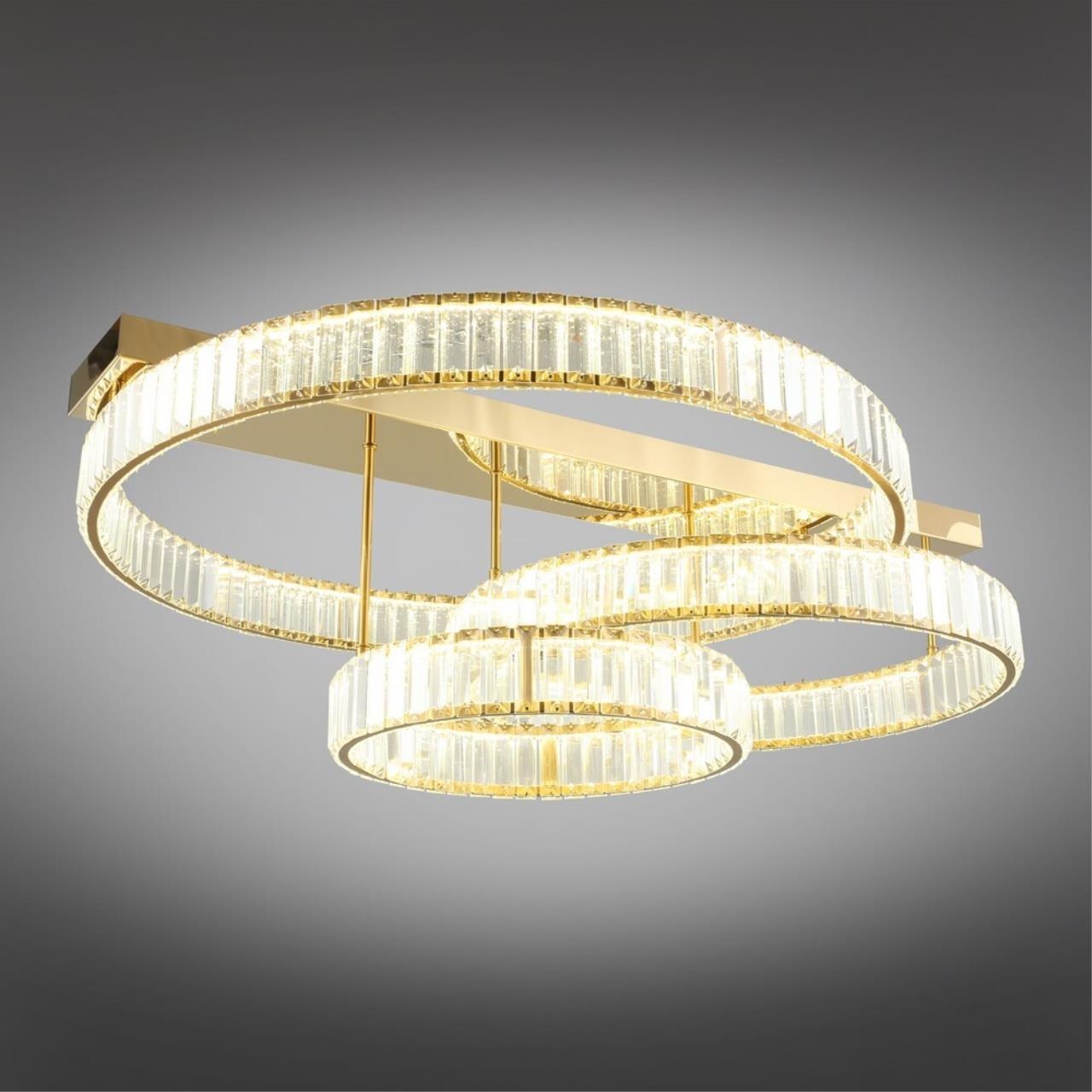 Изображение товара Потолочная люстра Aployt Oriann APL.076.03.140 с прозрачными плафонами