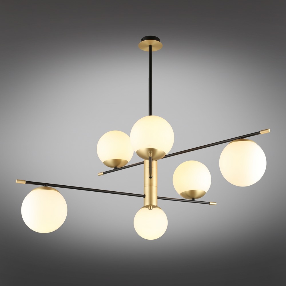 Изображение товара Потолочная люстра на штанге Aployt Kristina APL.313.07.06 (плафоны шарики)