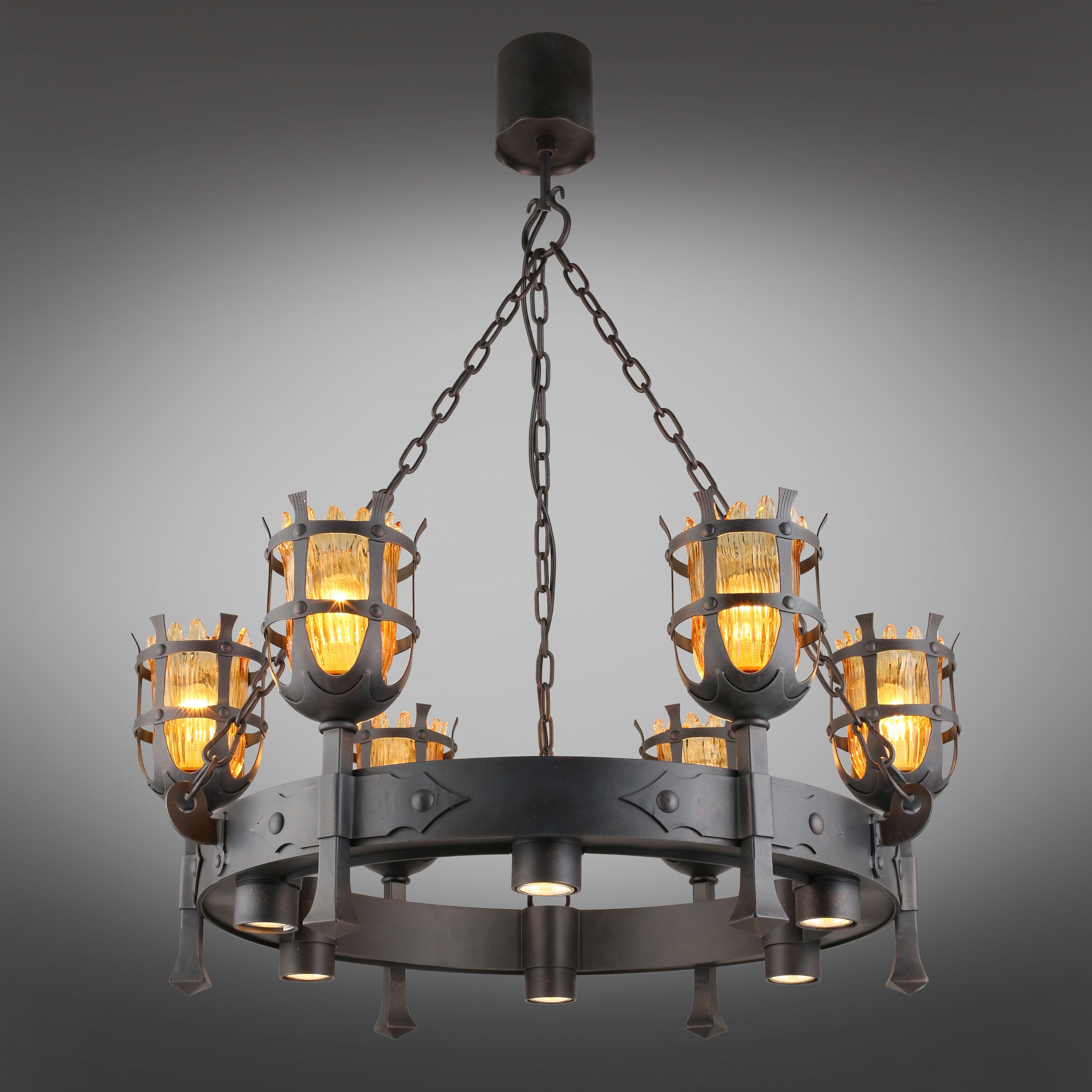 Изображение товара Подвесная люстра под старину Aployt Simona APL.500.03.12