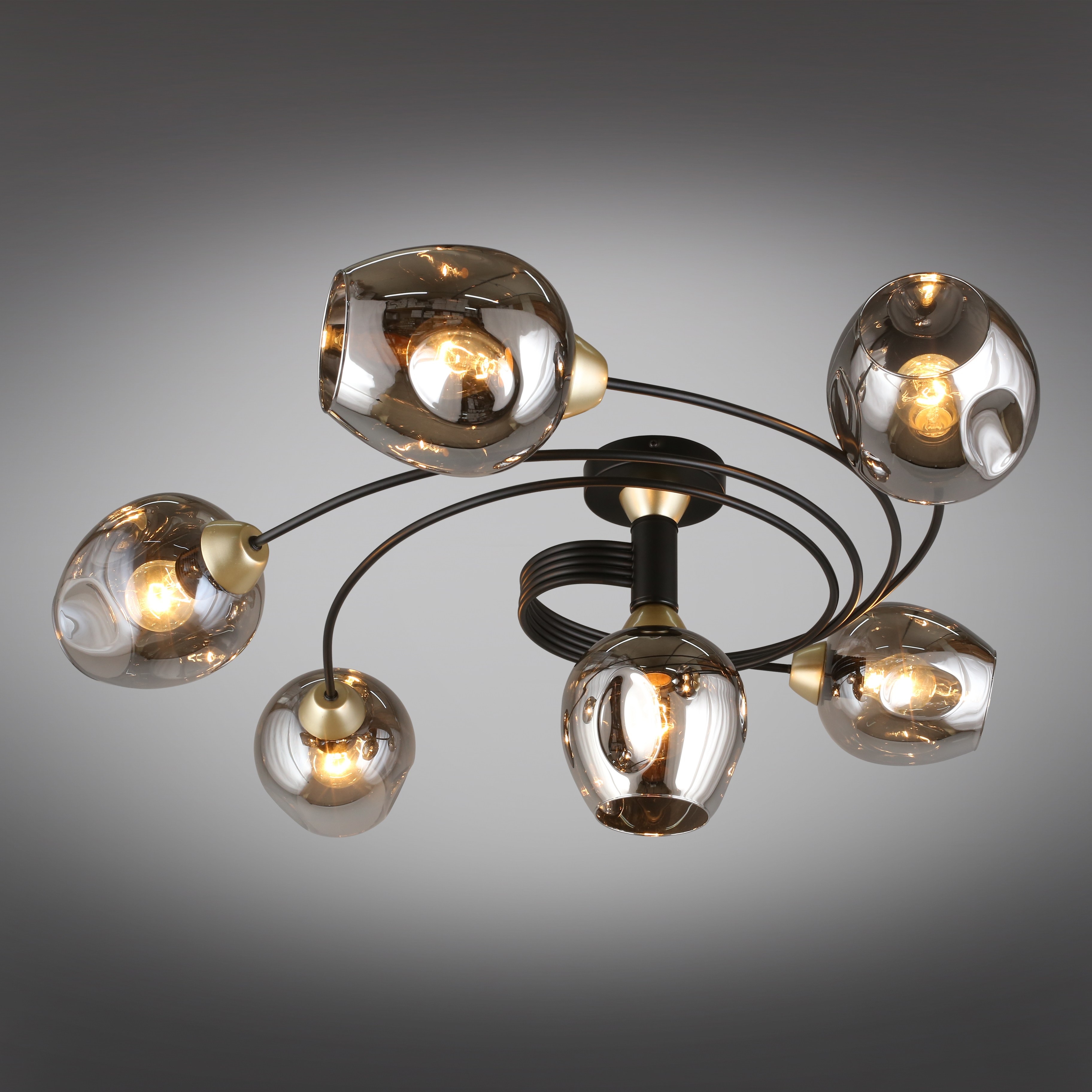 Изображение товара Потолочная люстра Aployt Flor APL.611.17.06 (плафоны шарики)