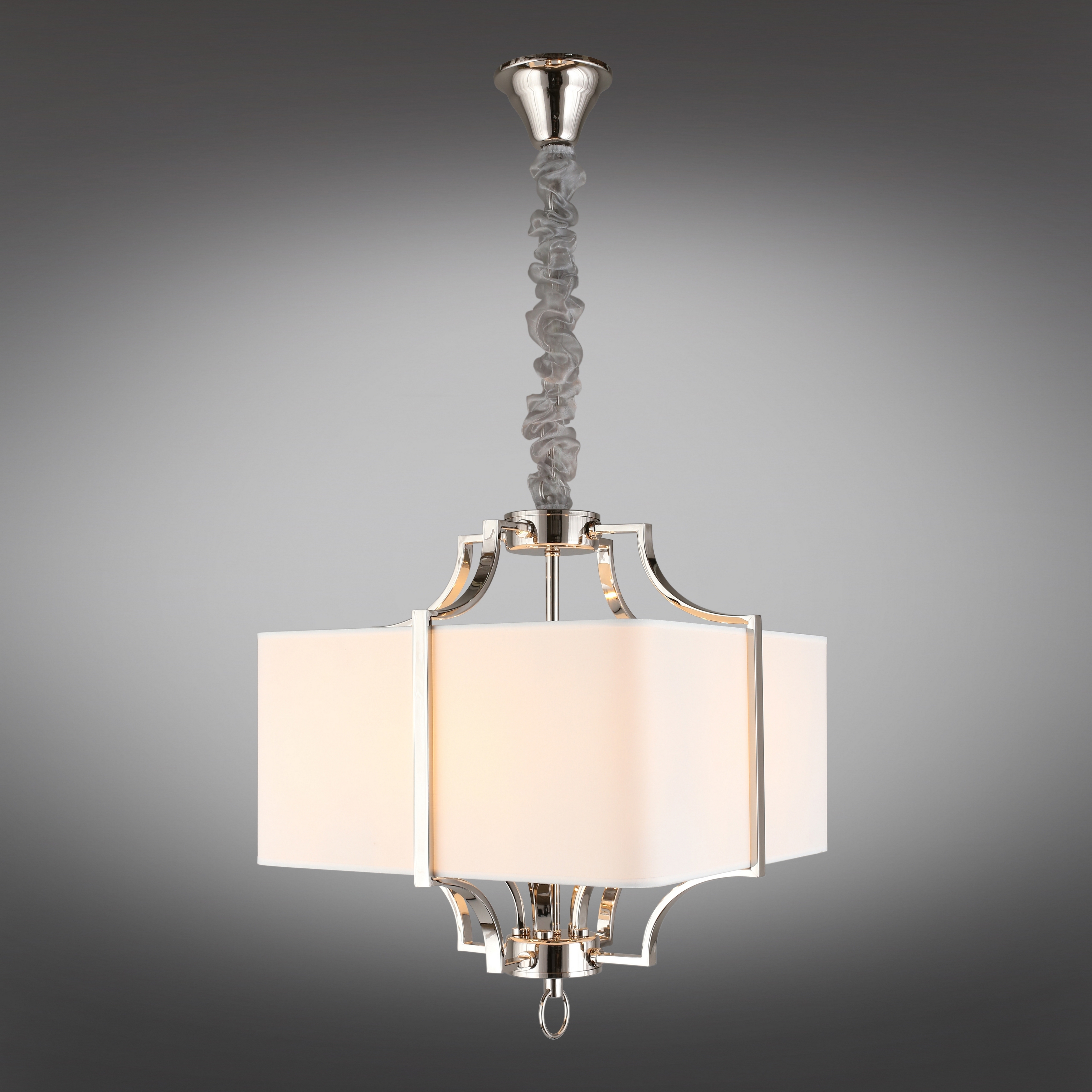 Изображение товара Подвесная люстра Aployt Romilda APL.732.06.05 классическая ткань хром