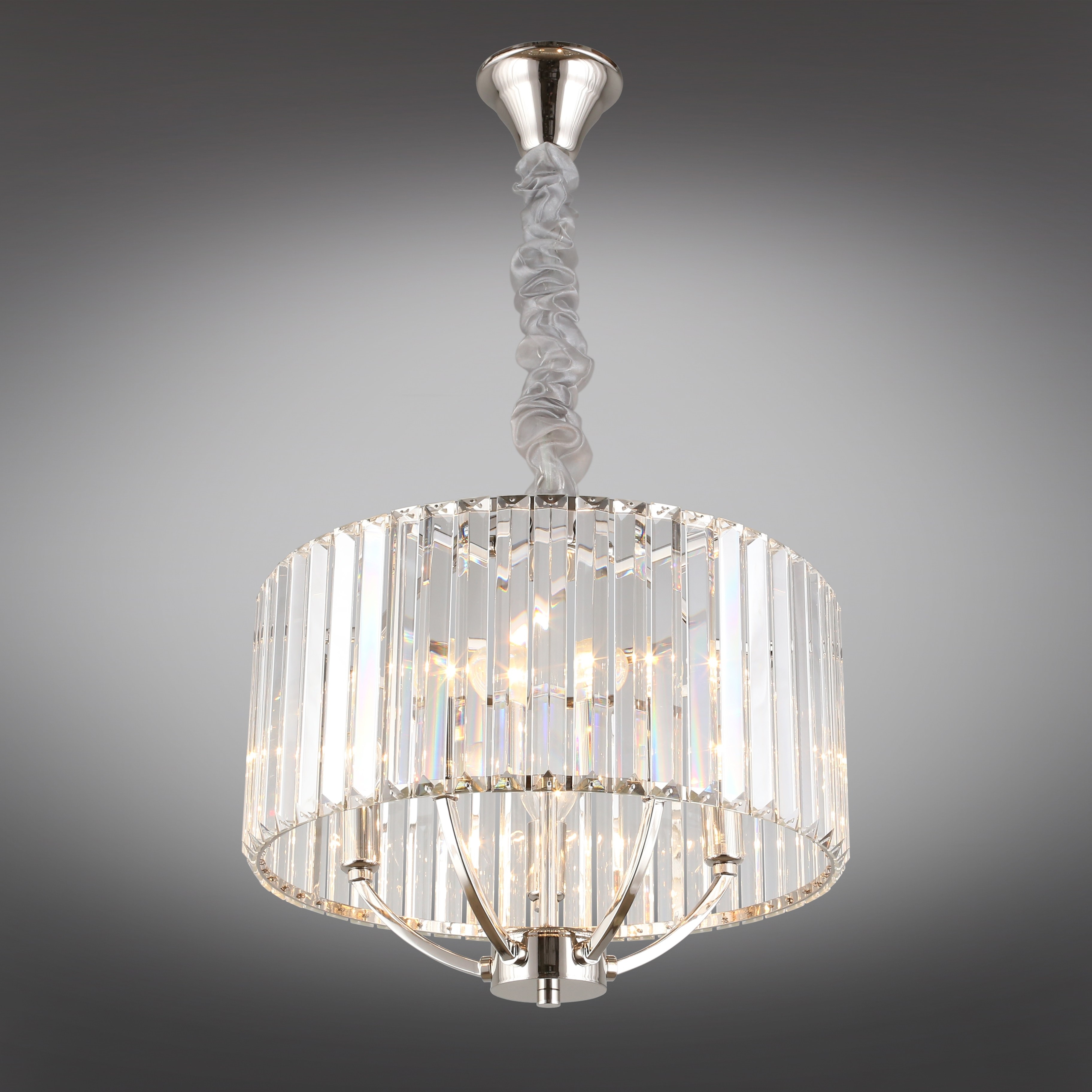 Изображение товара Подвесная люстра с хрусталем Aployt Nela 60 см классика