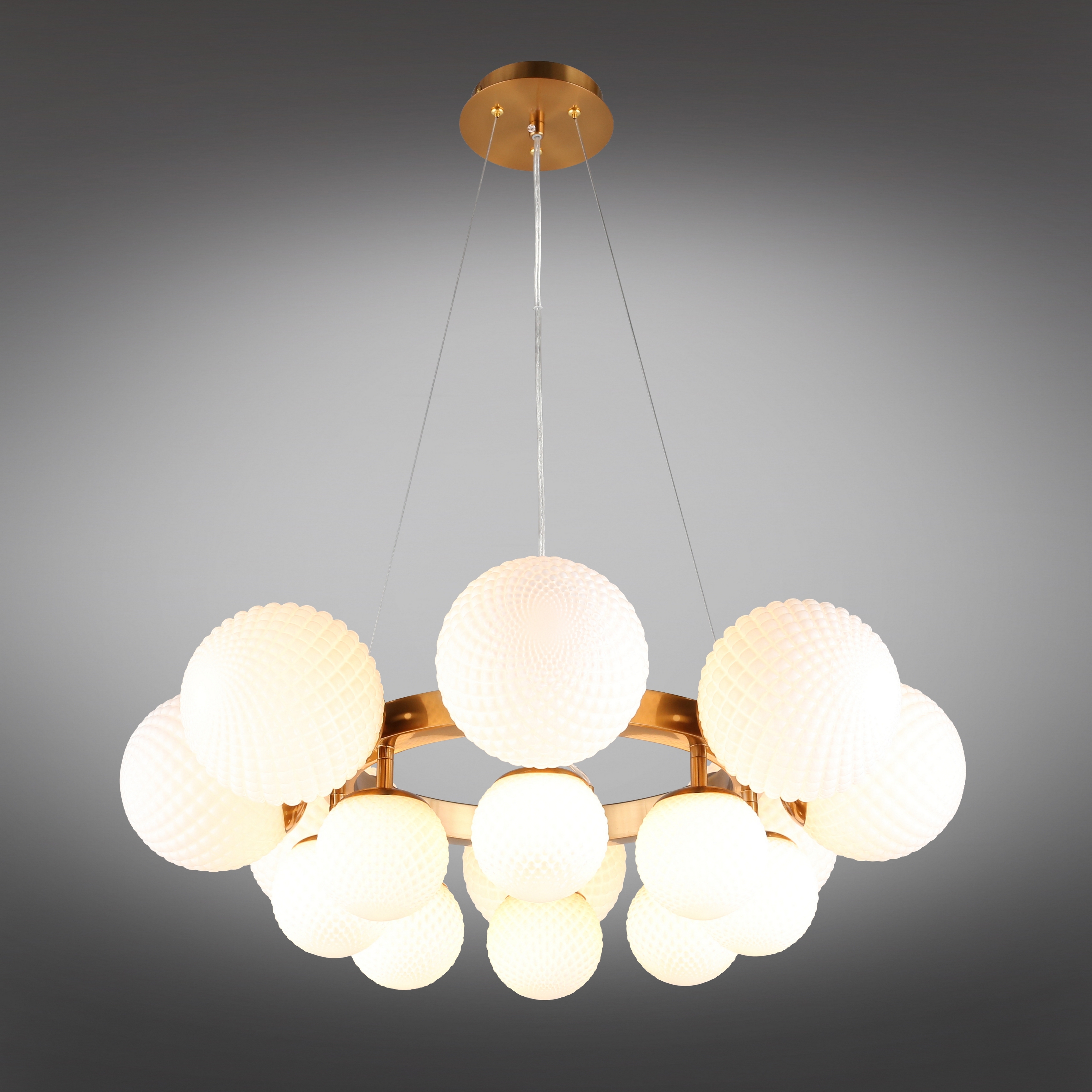 Изображение товара Подвесная люстра Aployt Filisi APL.765.03.16 со светодиодами и 16 плафонами