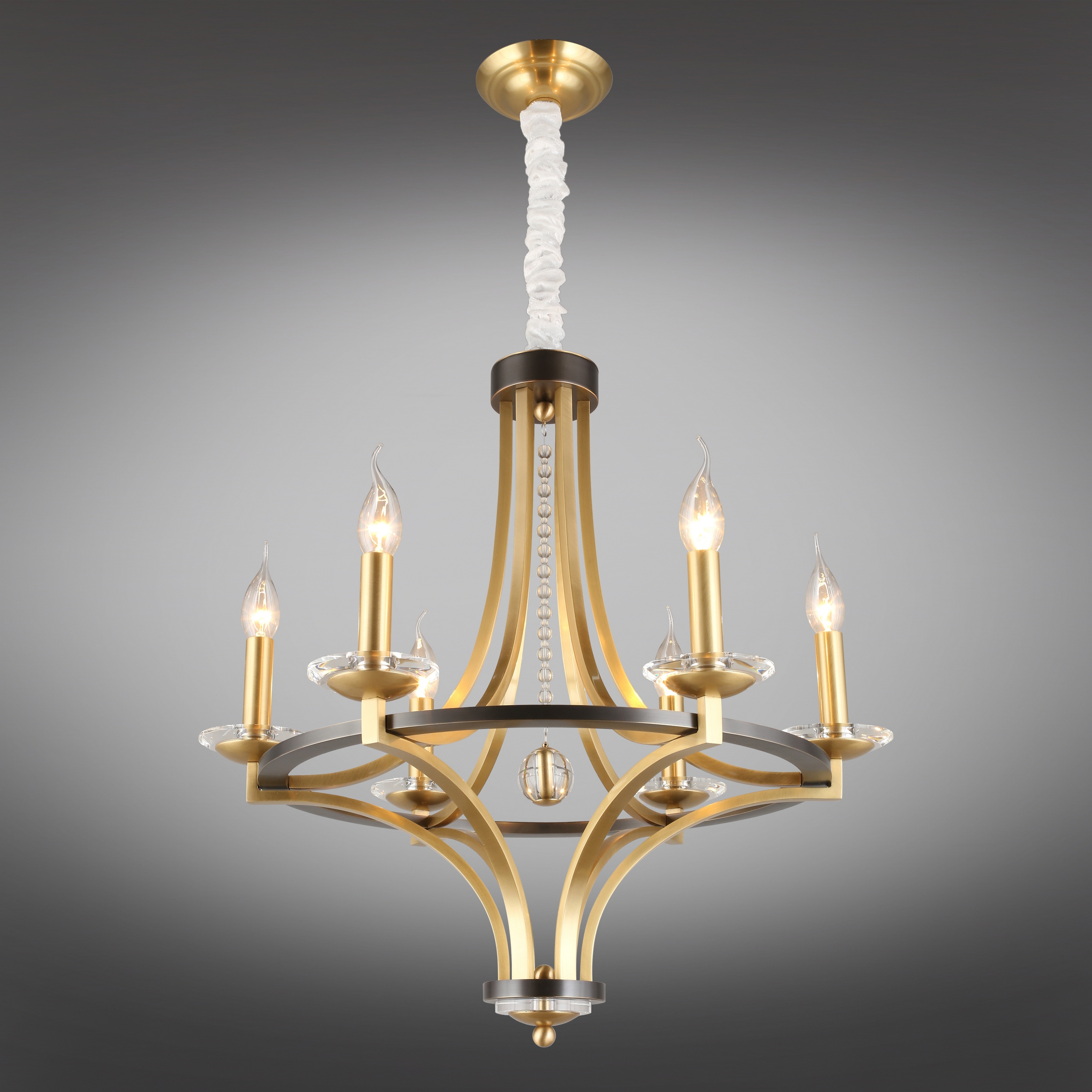 Изображение товара Подвесная люстра Aployt Wikta APL.805.03.06 в виде свечи