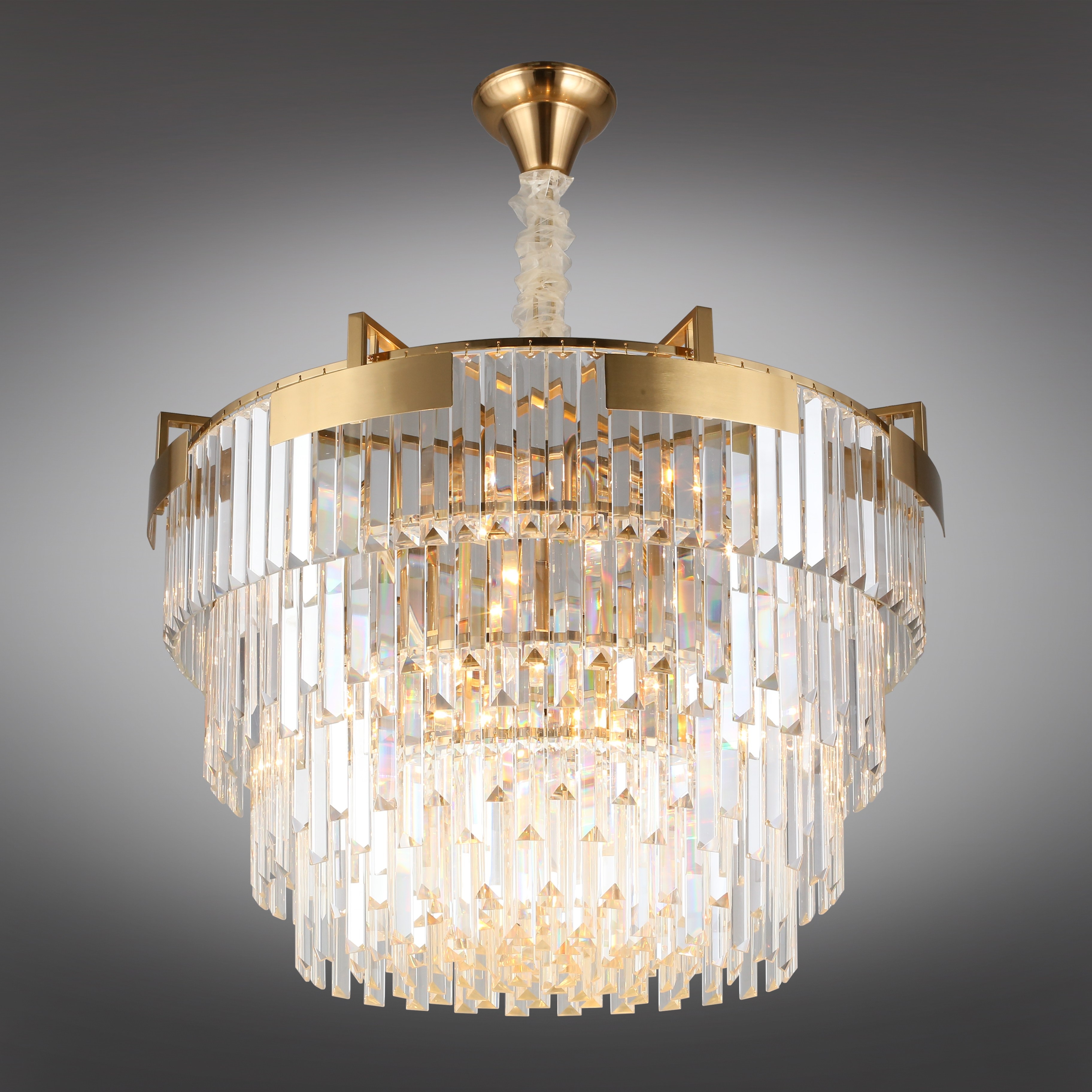 Изображение товара Подвесная хрустальная люстра Aployt Mariz 15 ламп классика