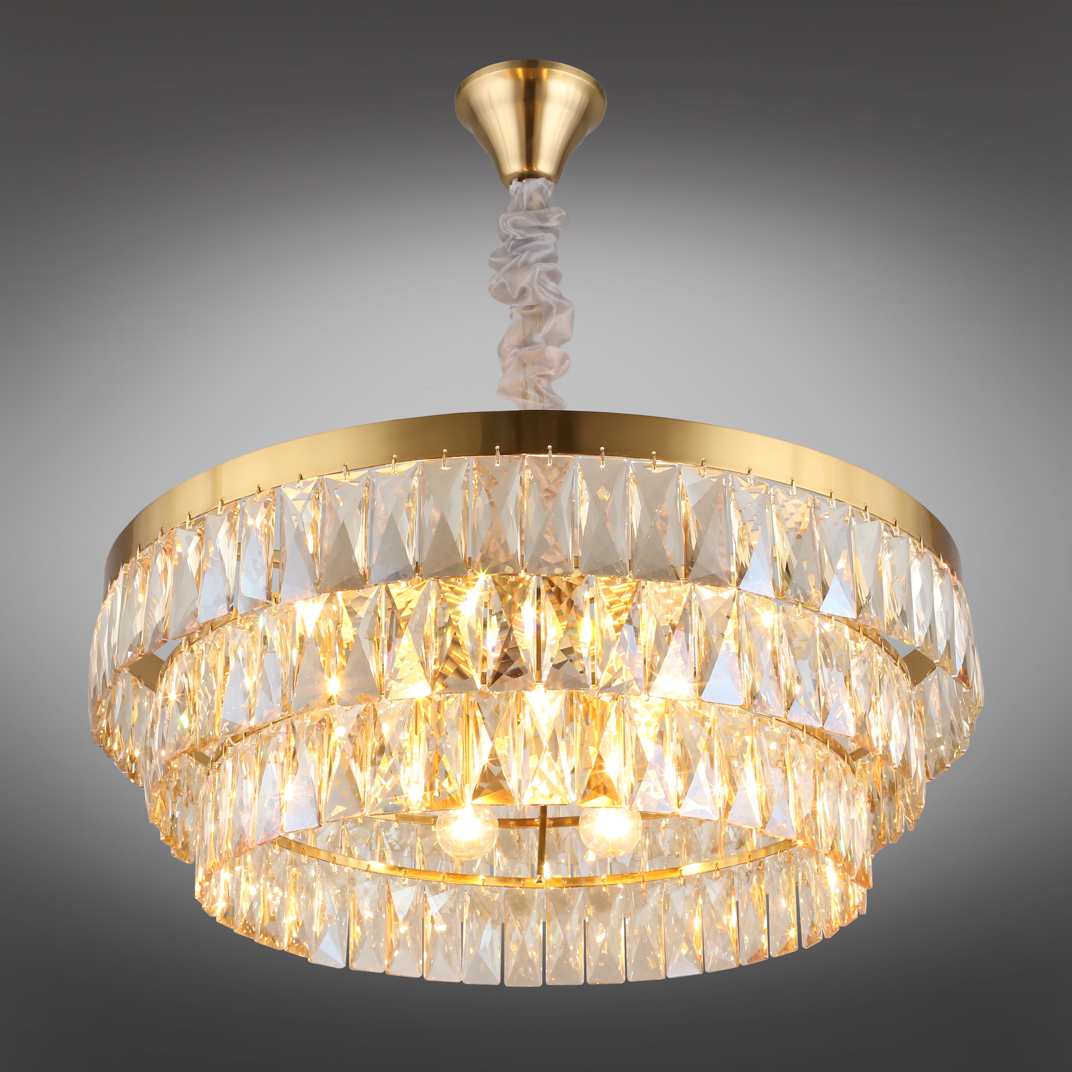 Изображение товара Подвесная люстра каскадная хрусталь Aployt Francheska APL.837.03.10