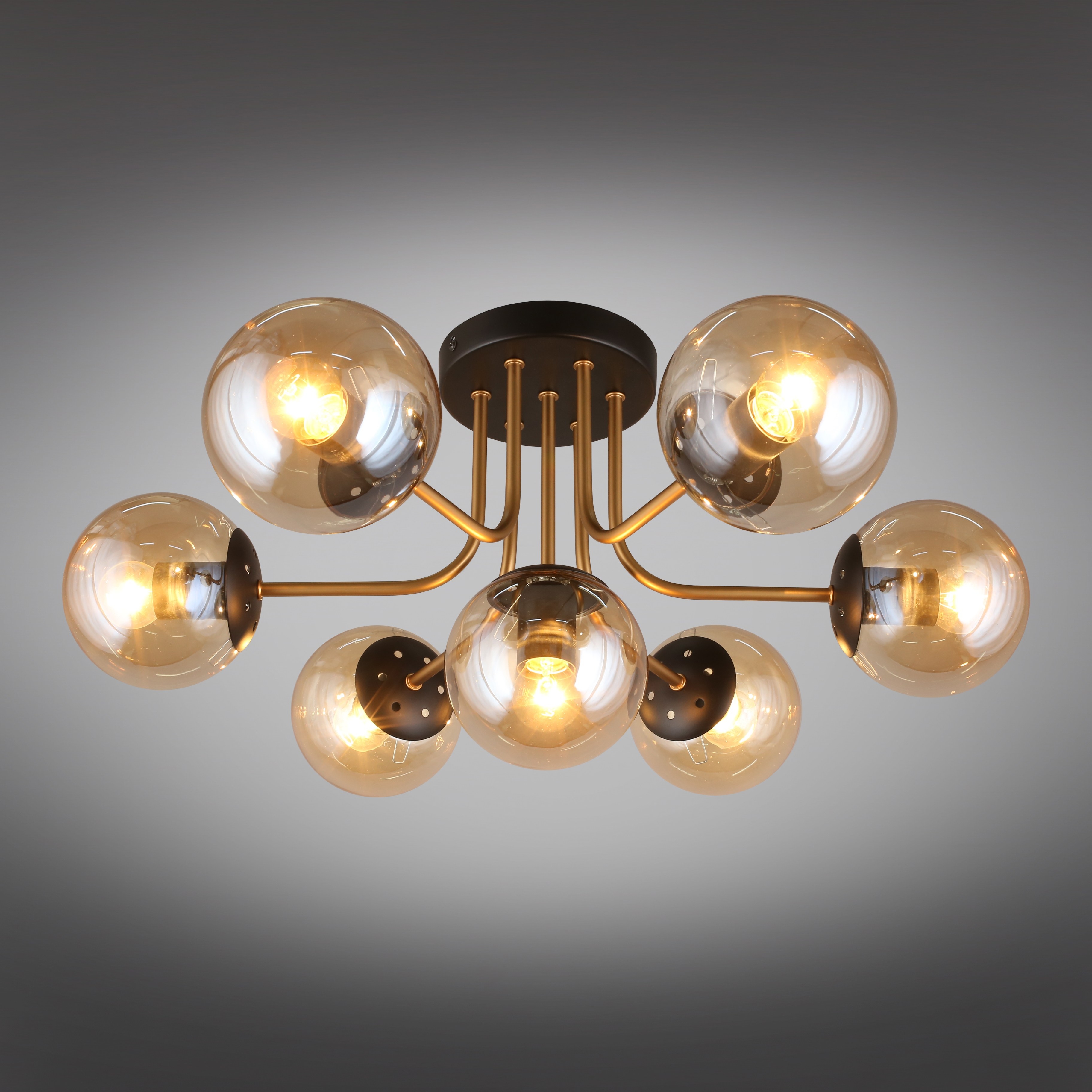 Изображение товара Потолочная люстра Aployt Ewka APL.906.07.07 (плафоны шарики)