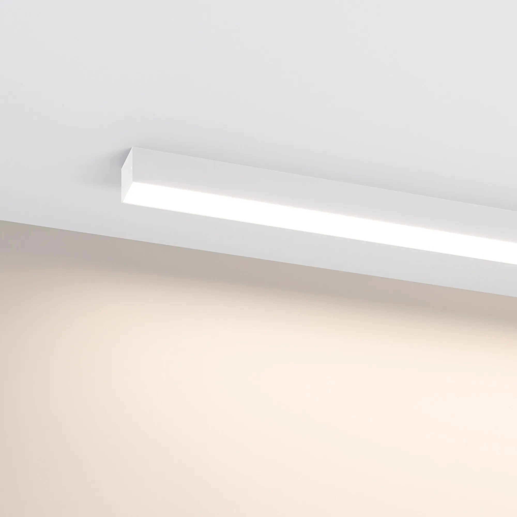 Изображение товара Настенно-потолочный линейный светильник SP-LINE-4970-L960-32W Warm3000 (RAL9003, 120 deg, 230V) IP33 (Arlight, Алюминий) 053071