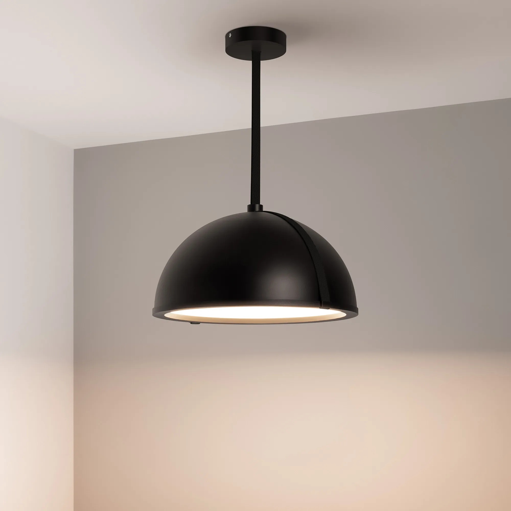 Изображение товара Подвесной светодиодный светильник Arlight SP-STERI-ADEOLL-HANG-D500xH1500 30W Day4000 черный класси