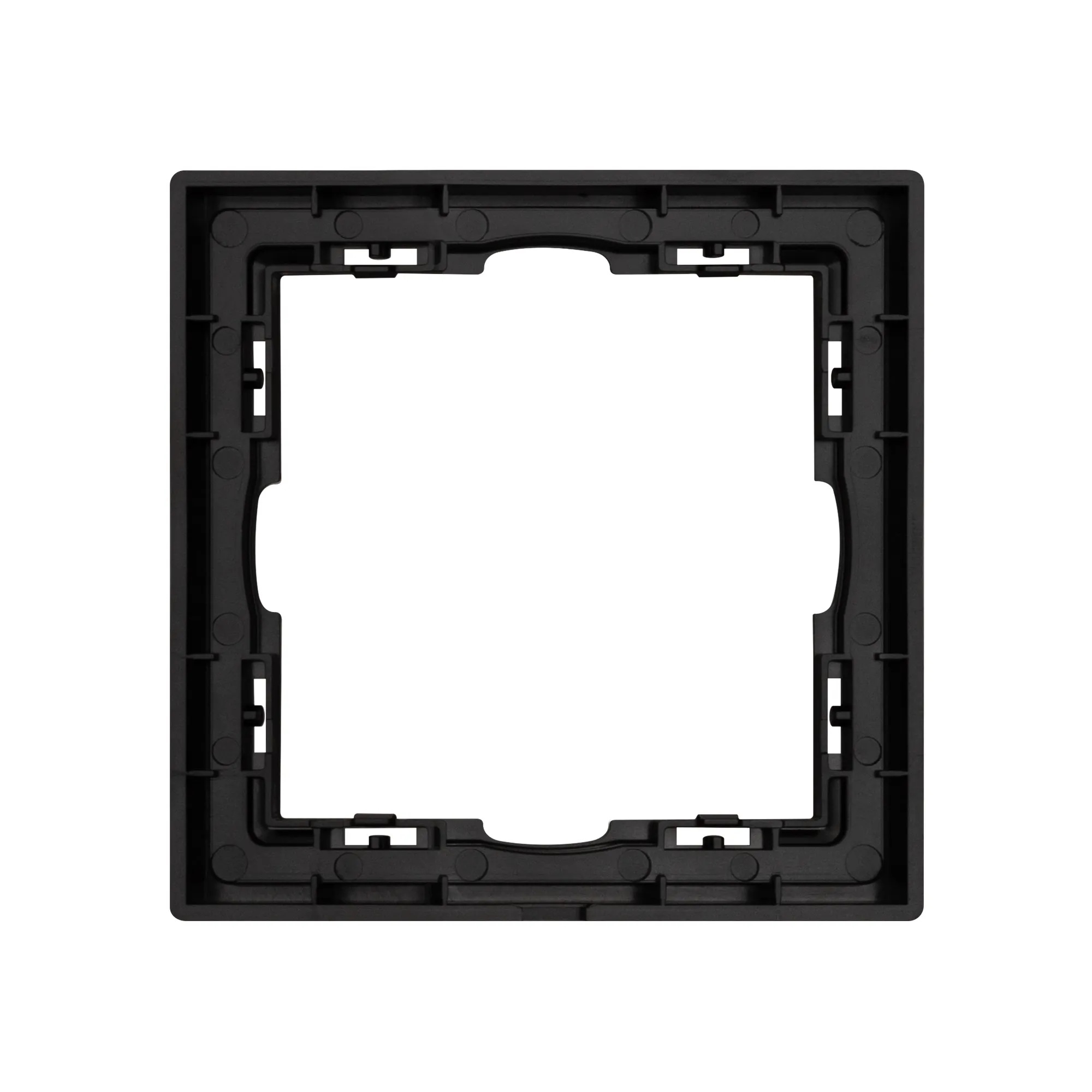 Изображение товара Рамка пластиковая Arlight FRM-NOBE-SFPL-1-BK черный матовый 1 пост