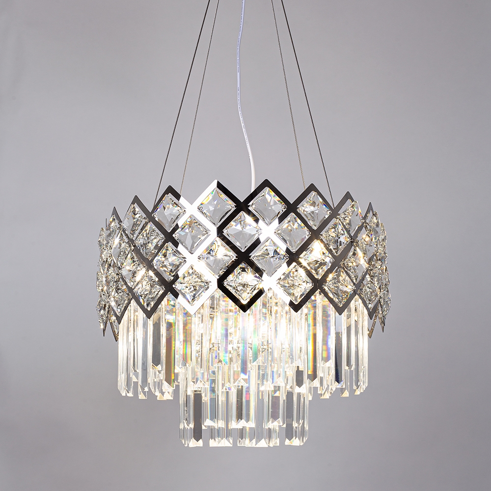 Изображение товара Подвесная каскадная люстра хрустальная Arte Lamp Wezen A1006SP-8CC