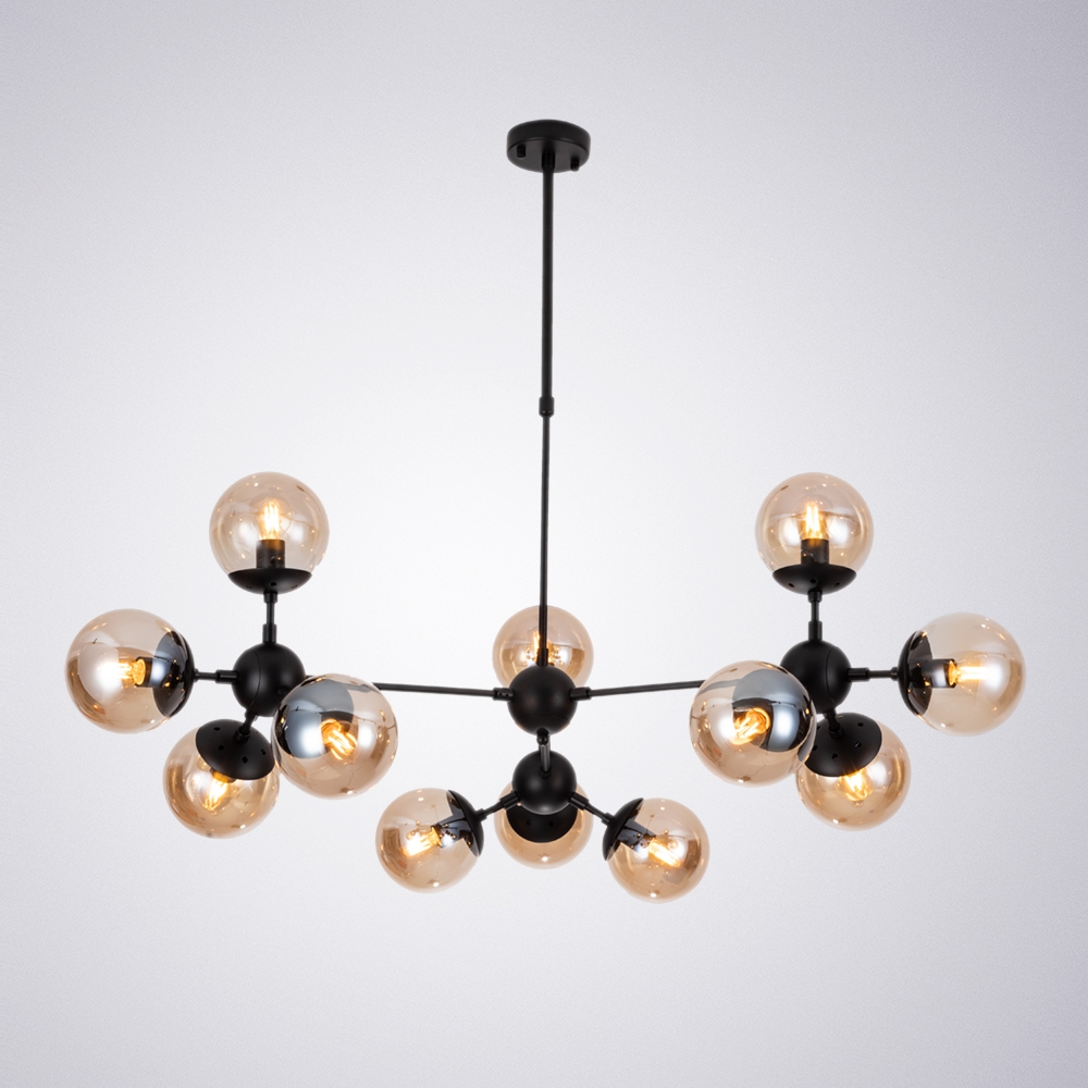 Изображение товара Потолочная люстра молекулы Arte Lamp Bolla A1664SP-12BK