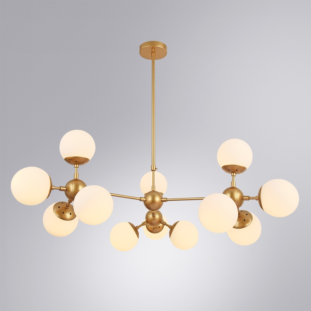 Изображение товара Потолочная люстра молекулы на штанге Arte Lamp Bolla A1664SP-12GO