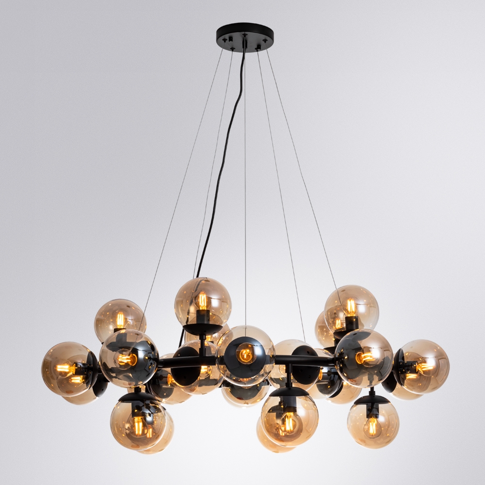Изображение товара Подвесная люстра Arte Lamp Bolla A1664SP-25BK в стиле модерн