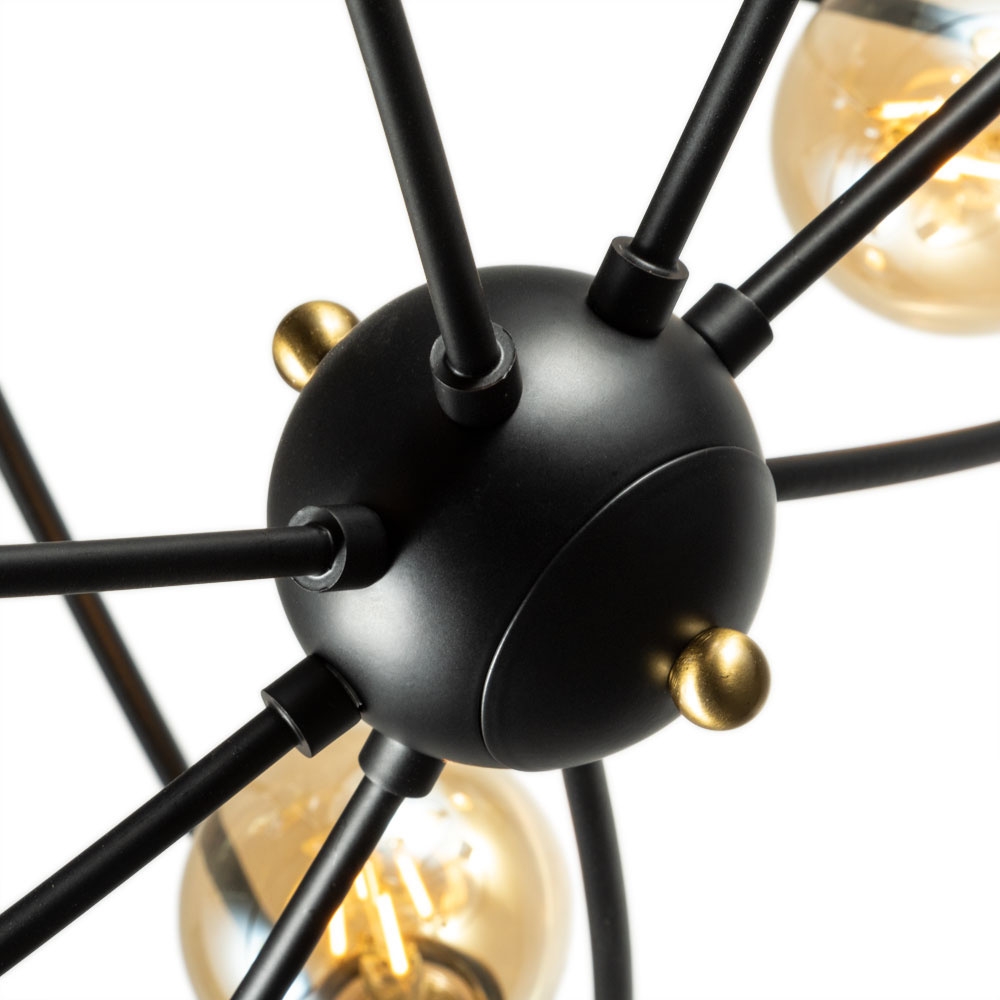 Изображение товара Потолочная люстра Arte Lamp Glasgow A1963PL-8BK