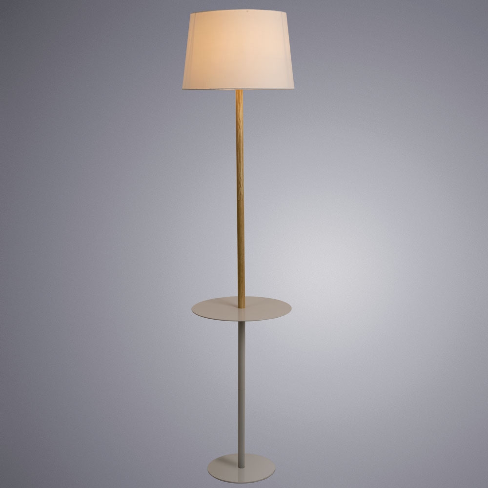Изображение товара Торшер со столиком Arte Lamp Connor A2102PN-1WH