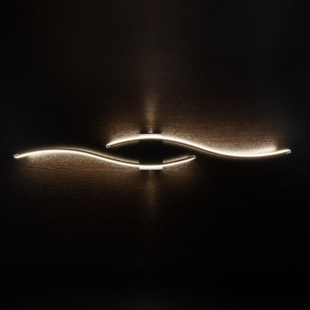 Изображение товара Настенный светильник светодиодный Arte Lamp Aludra A2216AP-1BK стиль хай-тек