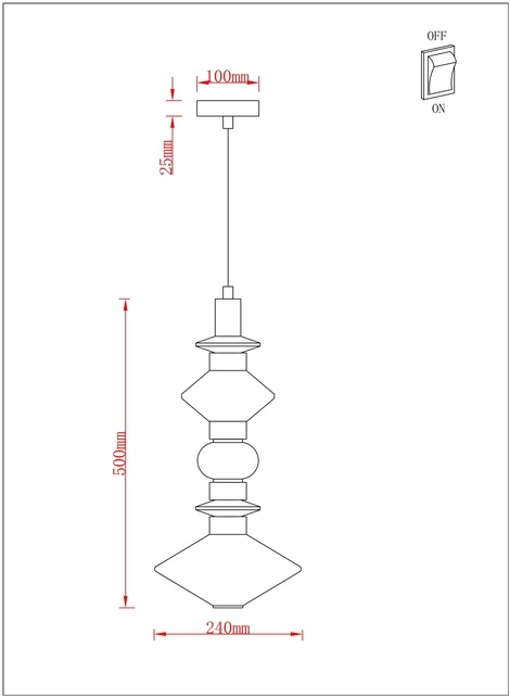 Изображение товара Подвесной светильник LED Arte Lamp Fiorato A2442SP-15PB в стиле модерн с регулировкой высоты
