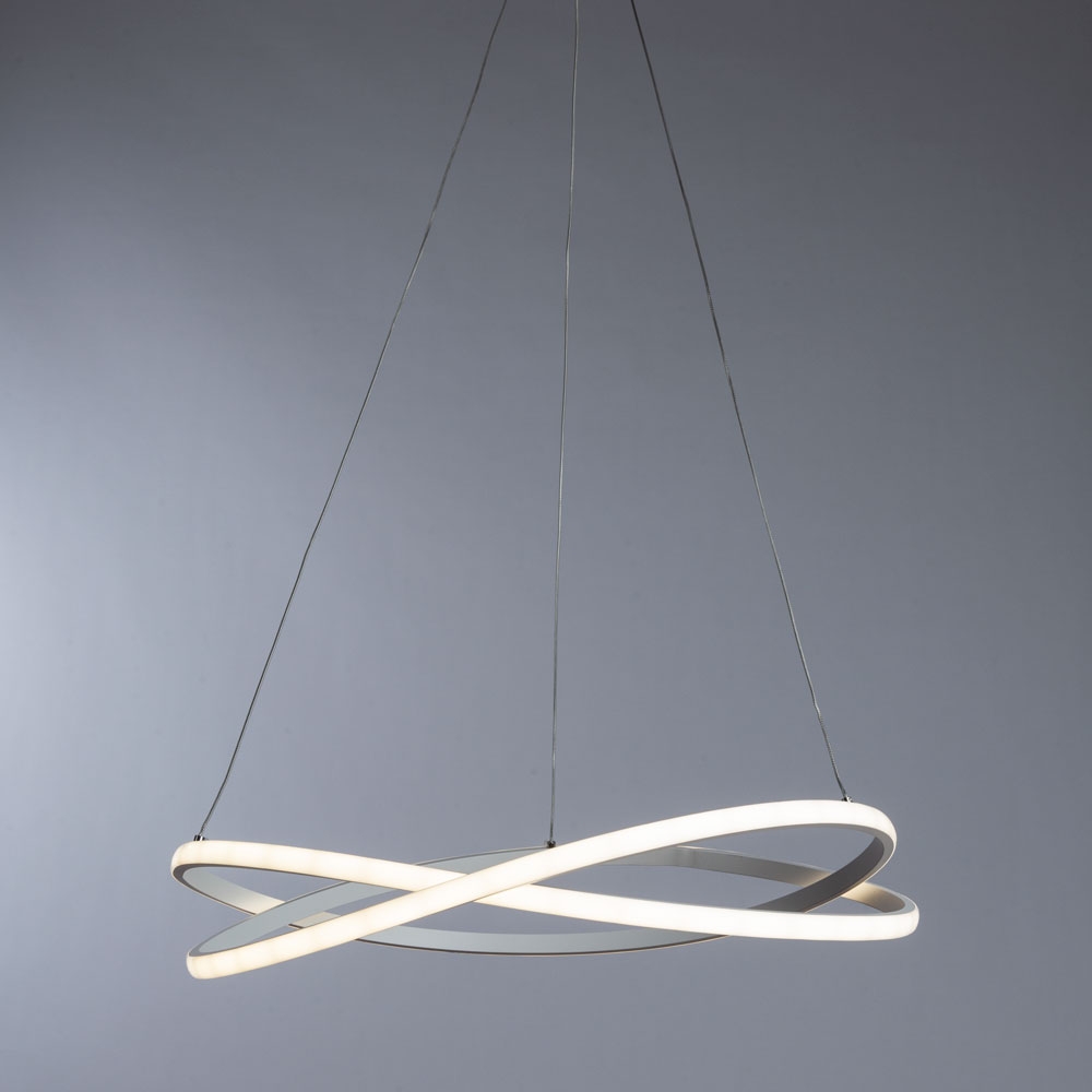 Изображение товара Люстра led подвесная с пластиковым плафоном Arte Lamp Swing A2522SP-2WH (Умный дом, Алиса)