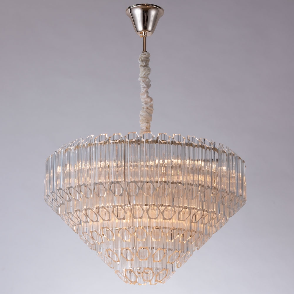 Изображение товара Подвесная люстра хрустальная Arte Lamp Jastin A2848LM-8GO 8 ламп IP20