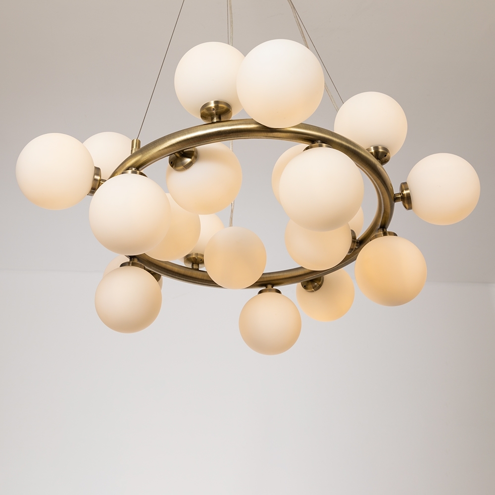 Изображение товара Подвесная люстра молекулы Arte Lamp Bolla-Piccolo A3988SP-20AB