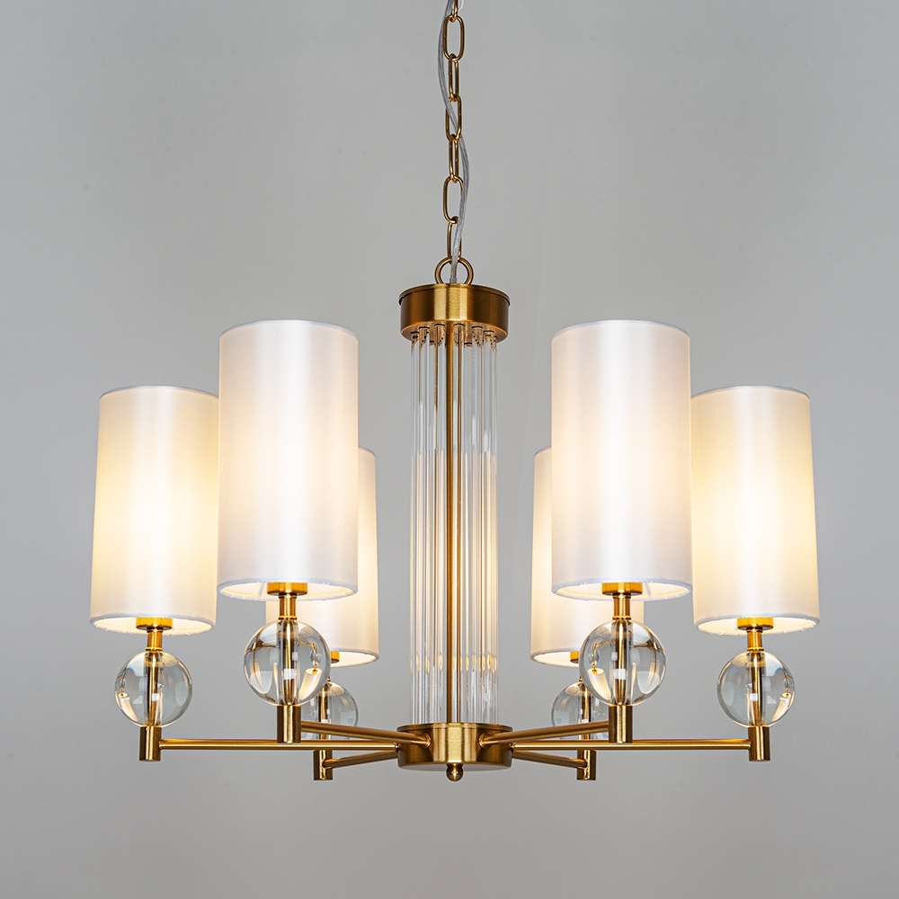 Изображение товара Подвесная люстра Arte Lamp Matar A4027LM-6PB современный стиль эстетику