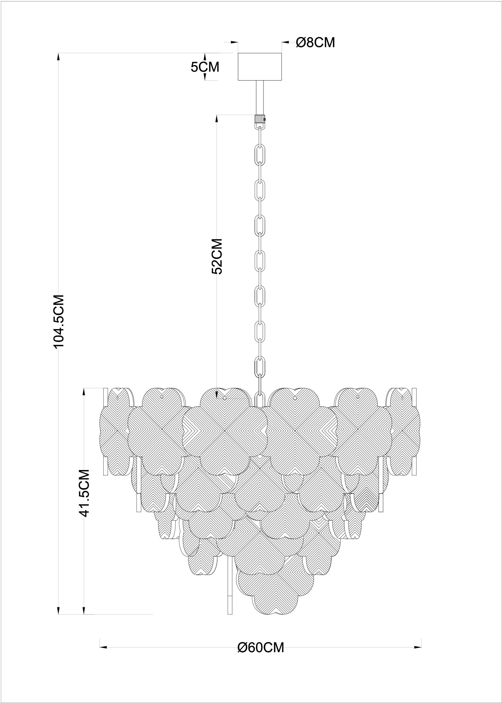 Изображение товара Подвесная люстра Arte Lamp Mallika A4077LM-10GO