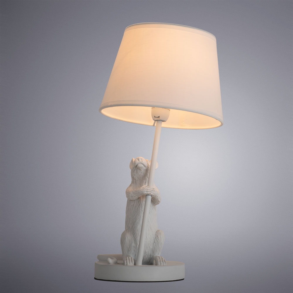 Изображение товара Настольная лампа Arte Lamp Gustav A4420LT-1WH с животными