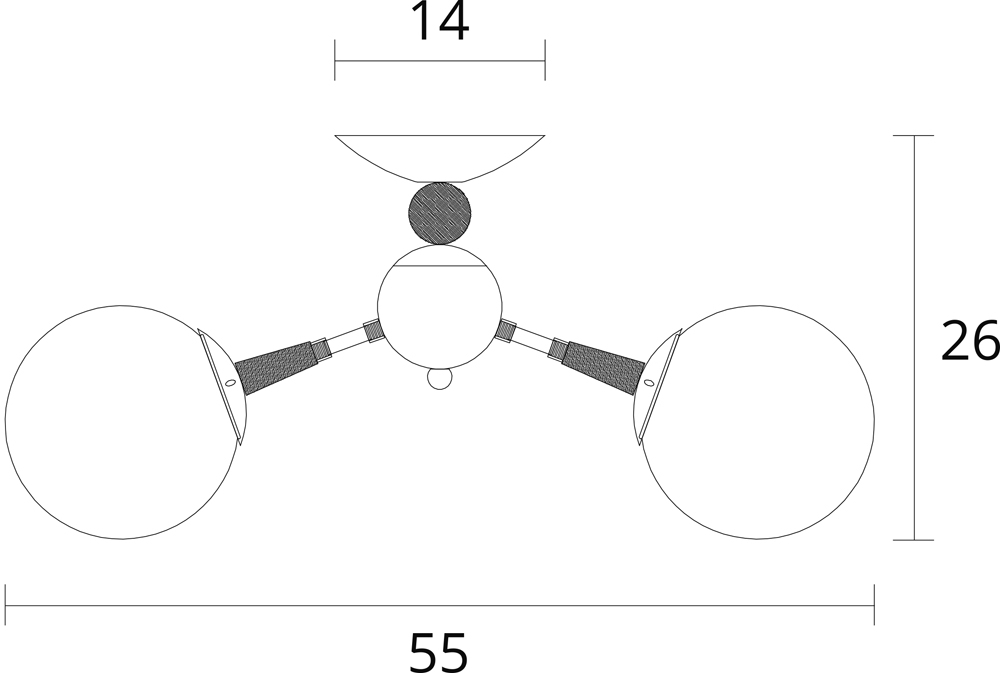 Изображение товара Потолочная люстра Arte Lamp Boston A4485PL-5BK (плафоны шарики)