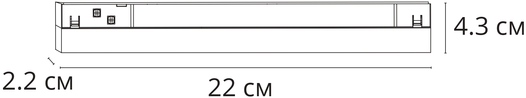 Изображение товара Трековый светильник светодиодный магнитный 48V Arte Lamp Linea A4674PL-1BK