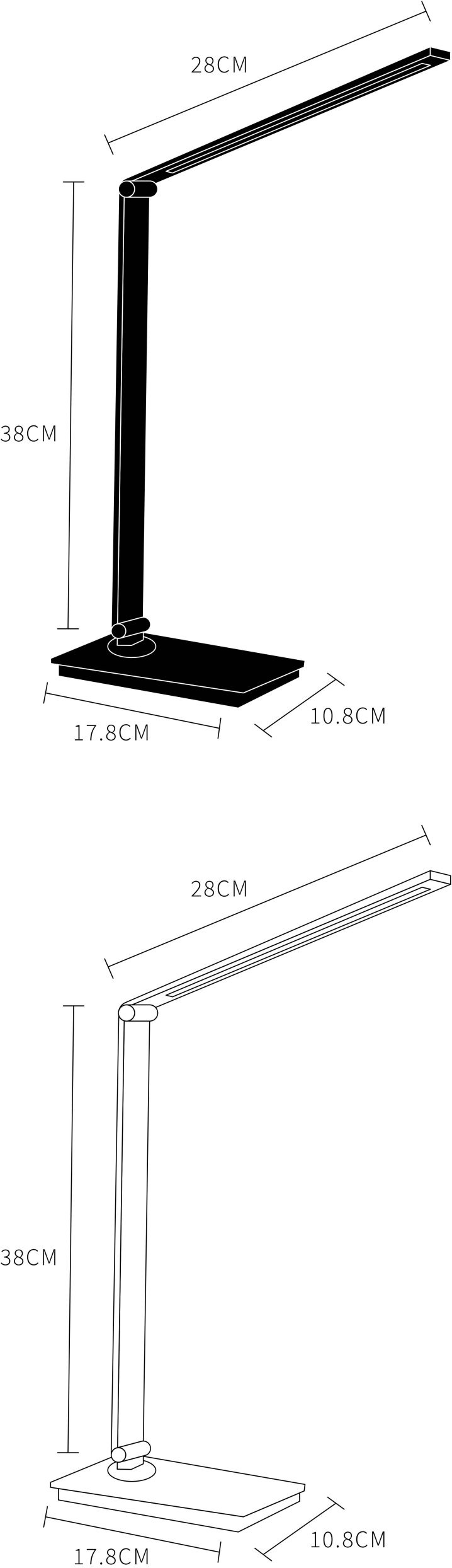 Изображение товара Настольная лампа складываемая светодиодная Arte Lamp Edward A5126LT-1WH