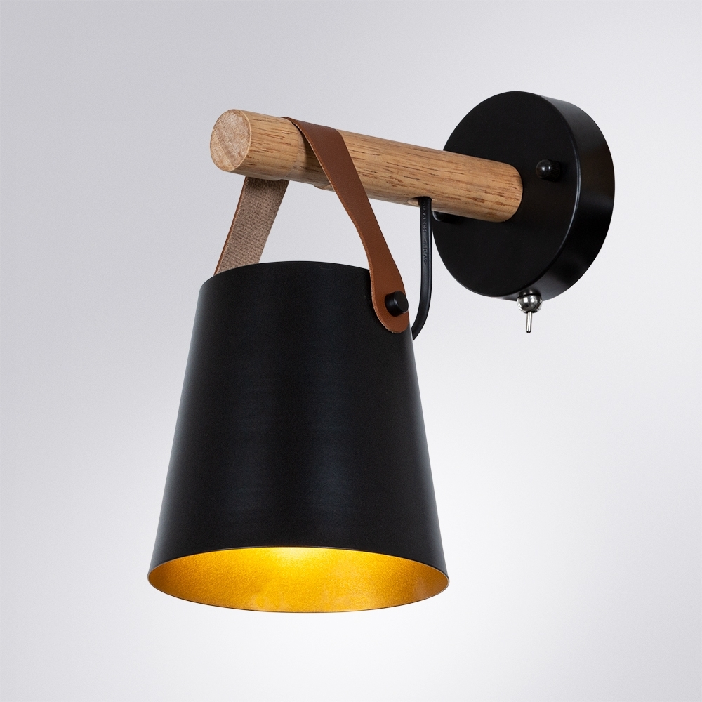 Изображение товара Бра Arte Lamp Thomas A7032AP-1BK черного цвета