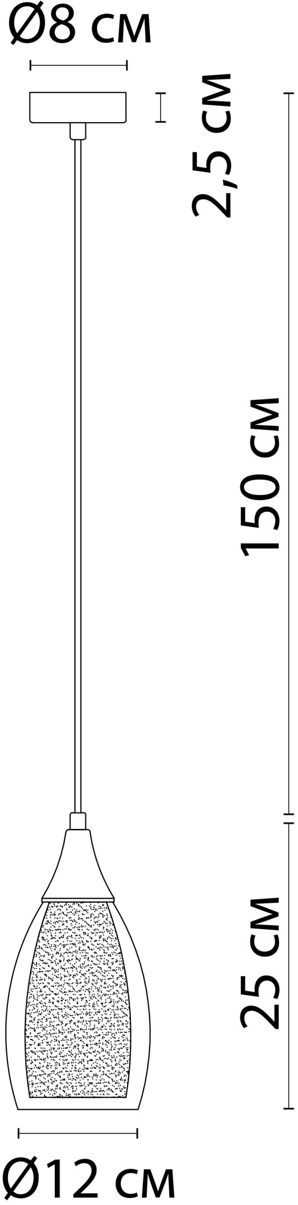 Изображение товара Подвесной светильник Arte Lamp Barry A7951SP-1CC в стиле модерн