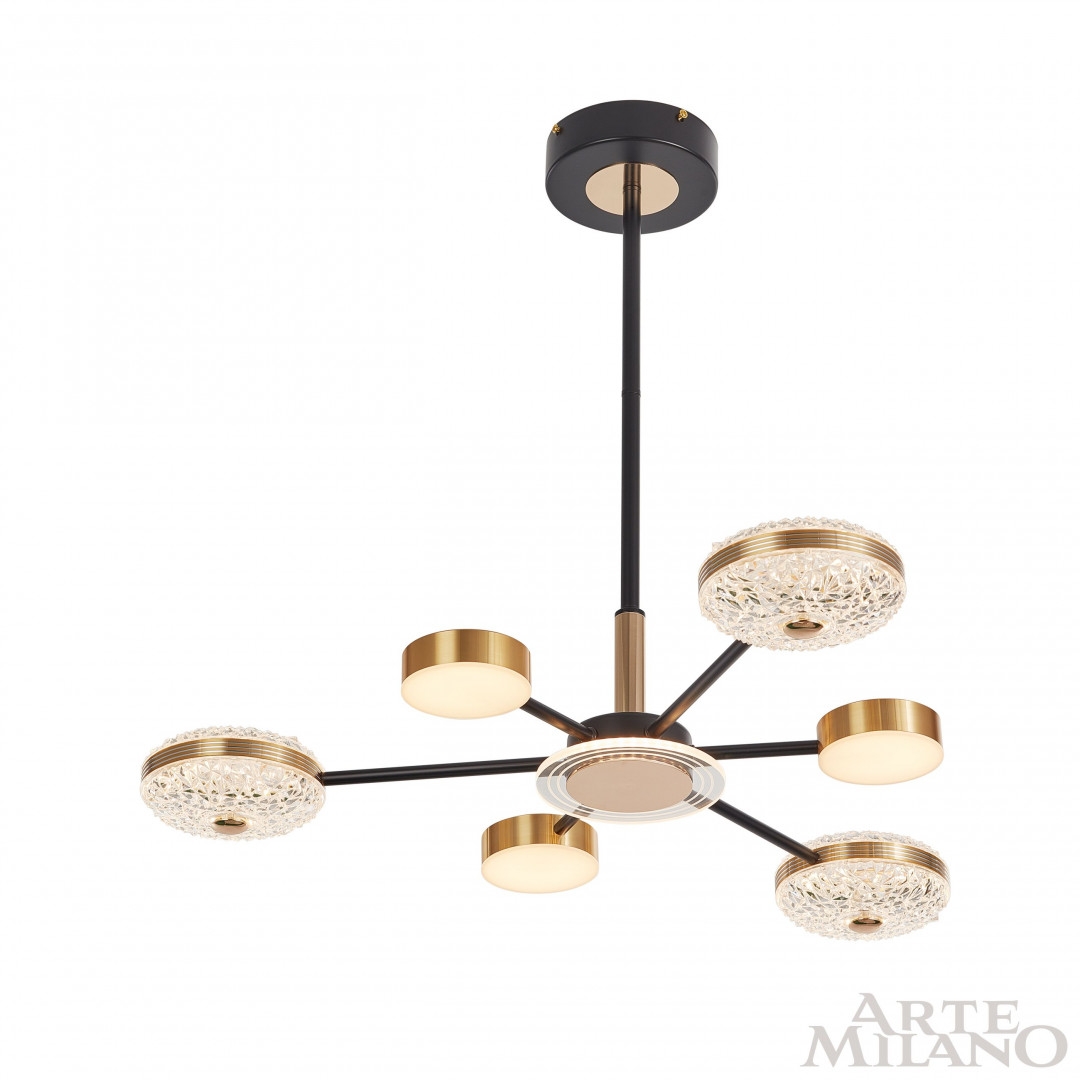 Изображение товара Потолочная люстра Arte Milano 6 LED с регулируемой температурой