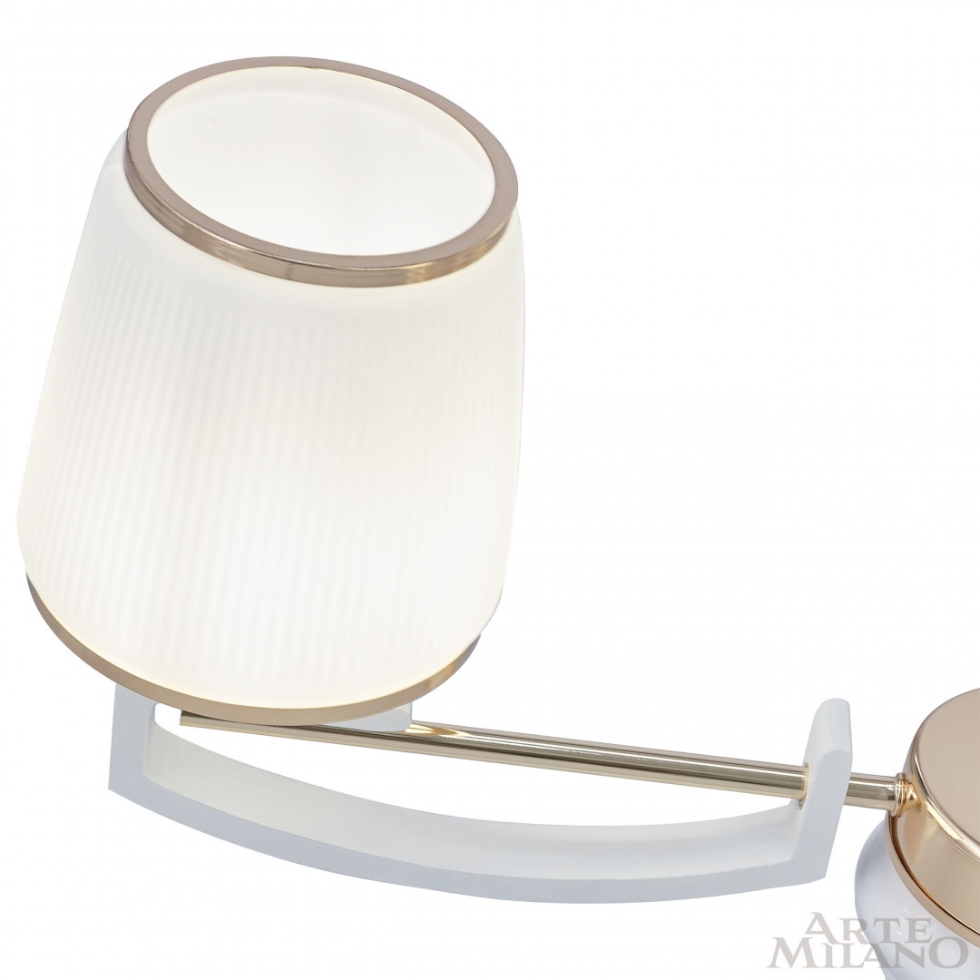 Изображение товара Подвесная люстра Arte Milano Florentia-2457 302457/3 Wh/Gd